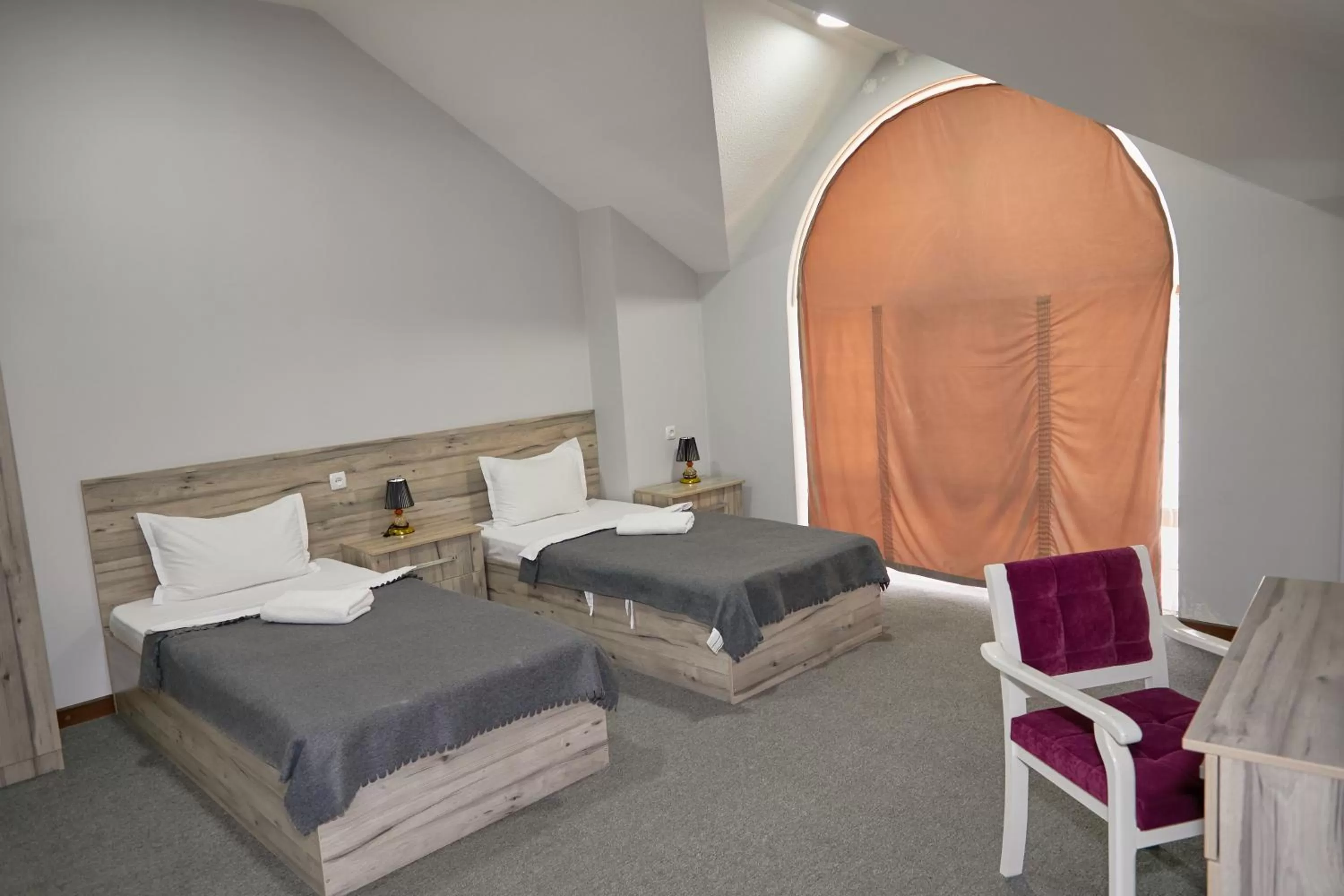 Bed in Hotel Muqaddas