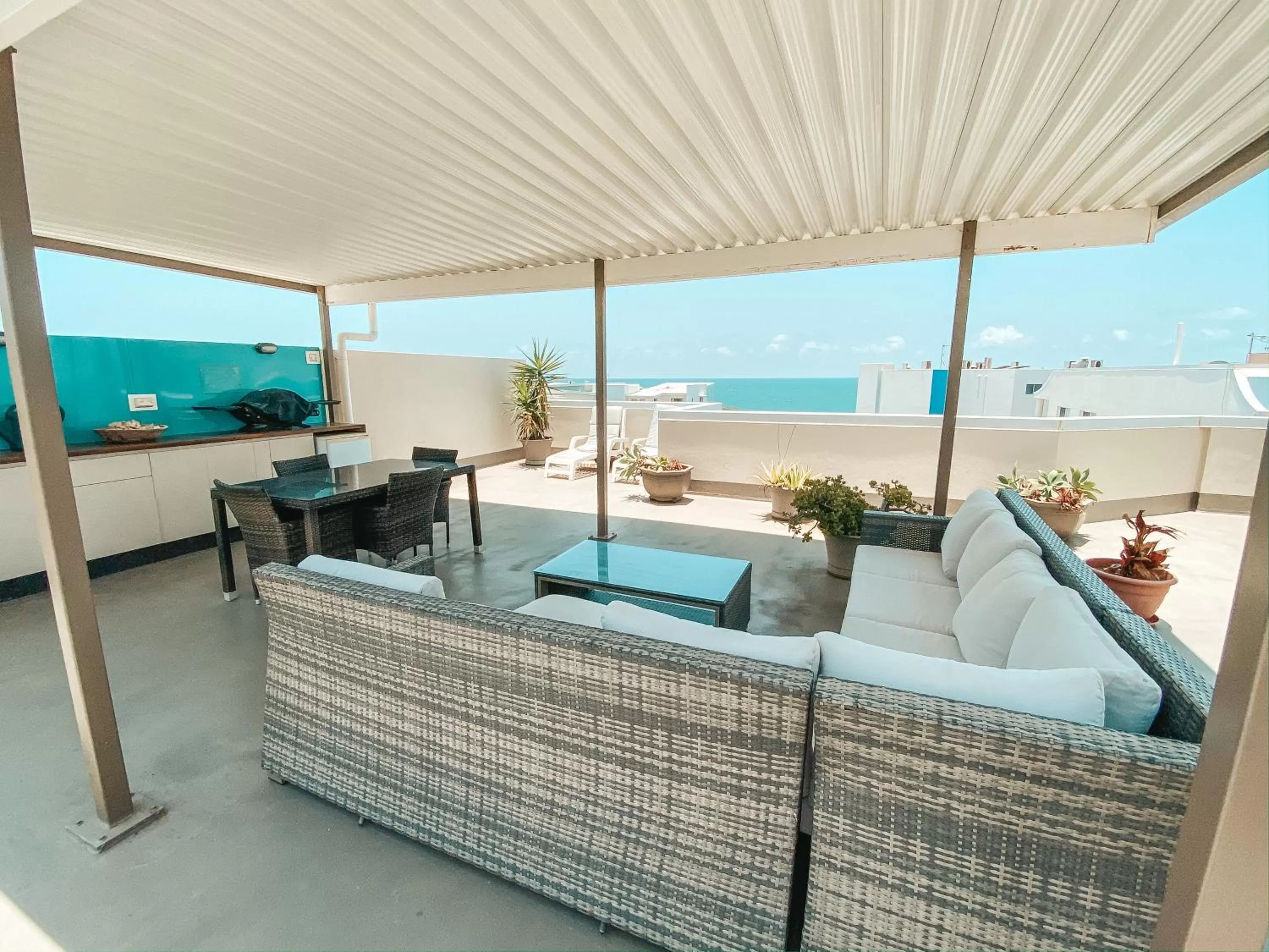 Seating area in Bargara Blue Resort