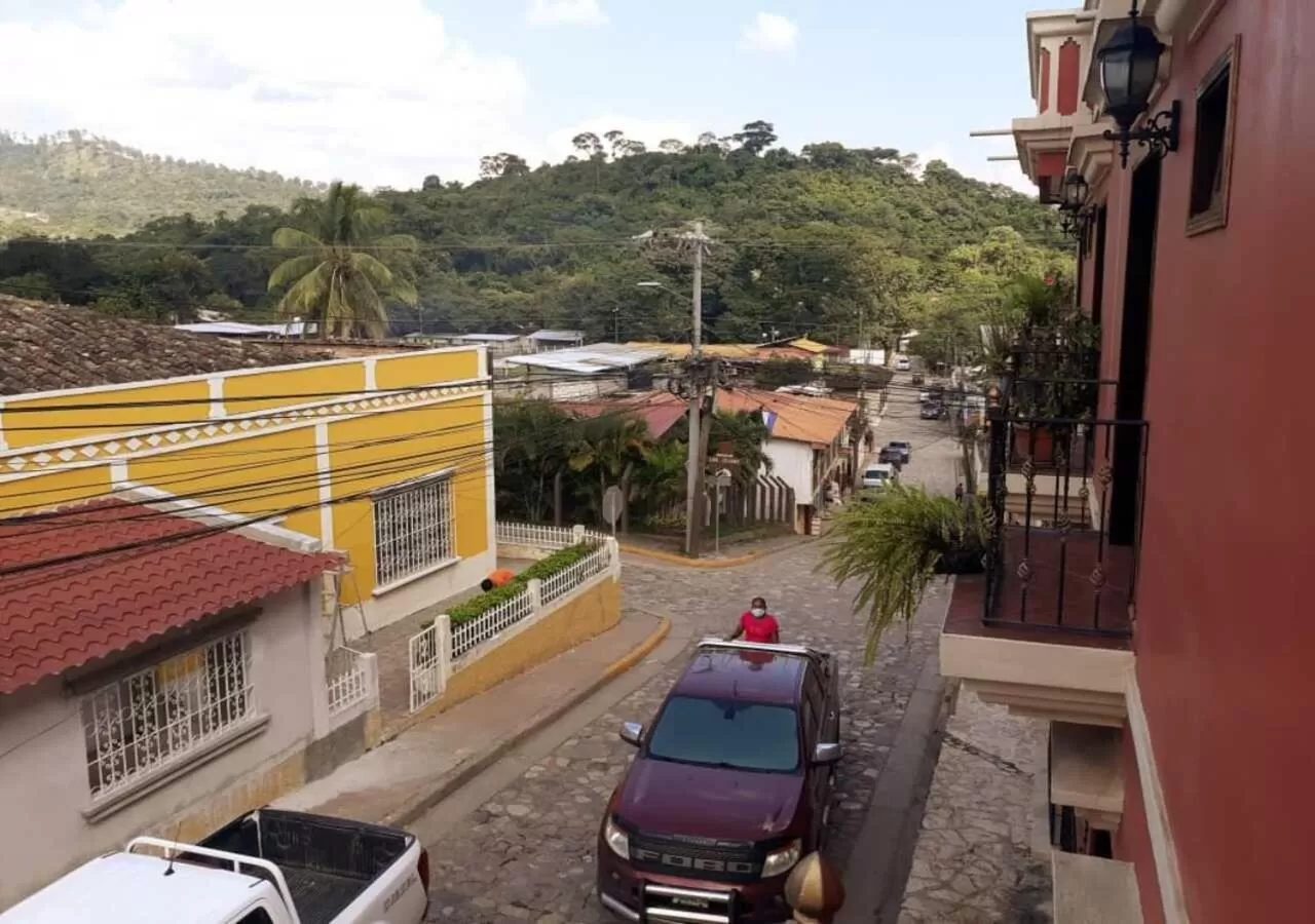 Street view in Hotel Acropolis Maya