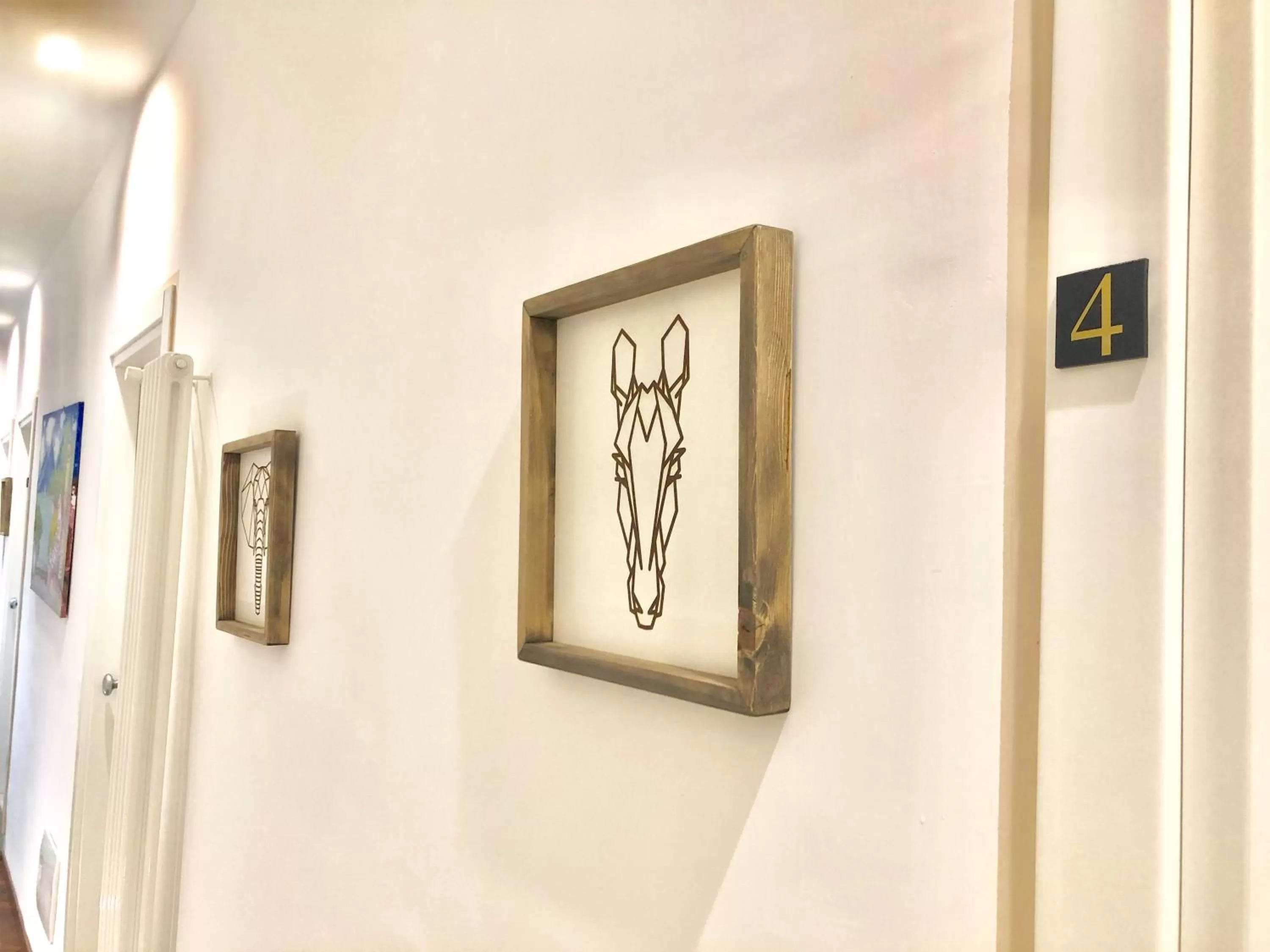 Decorative detail in Hall inn B&B in Naples