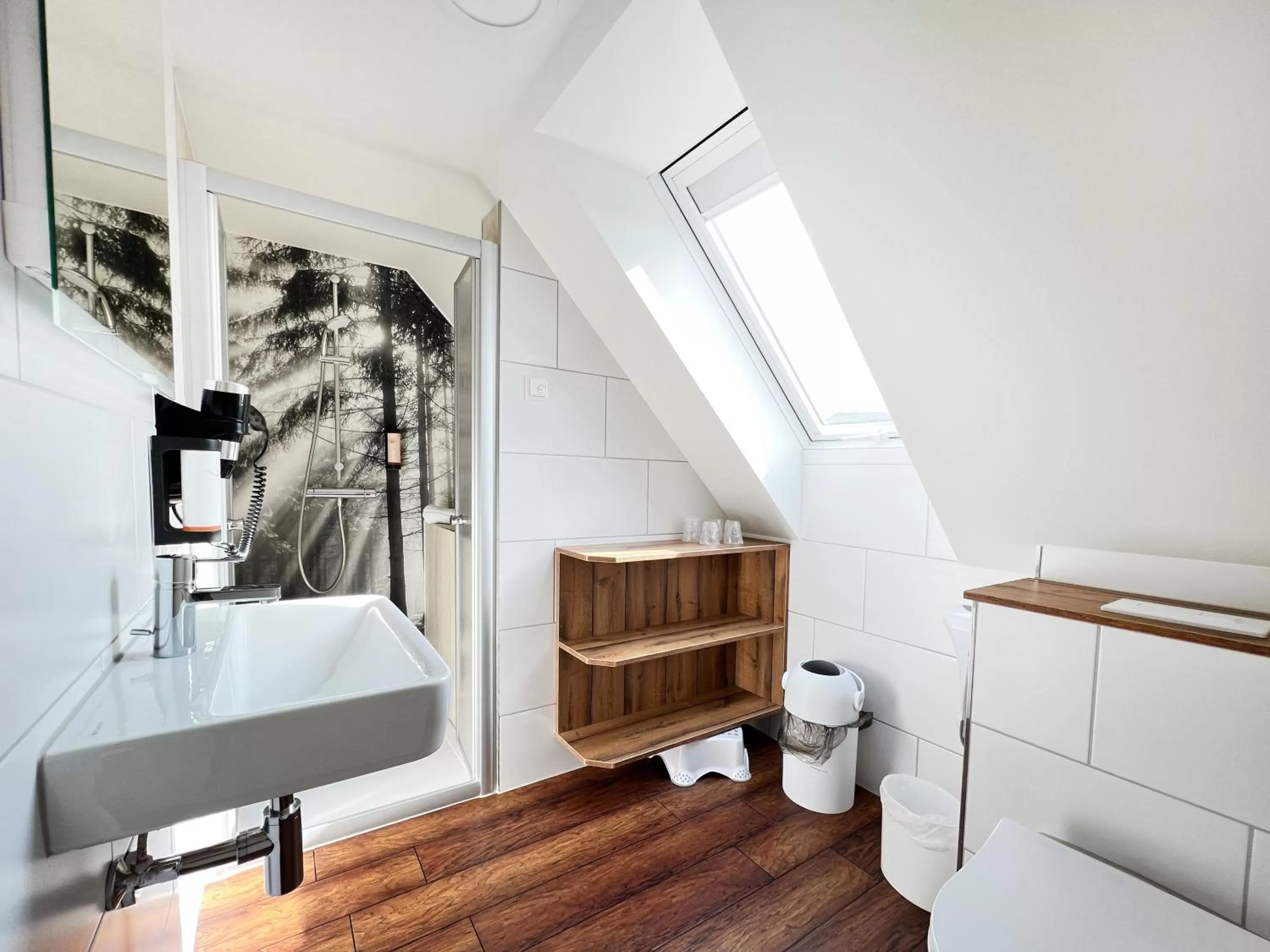 Bathroom in Familienhotel "Rhön Feeling"