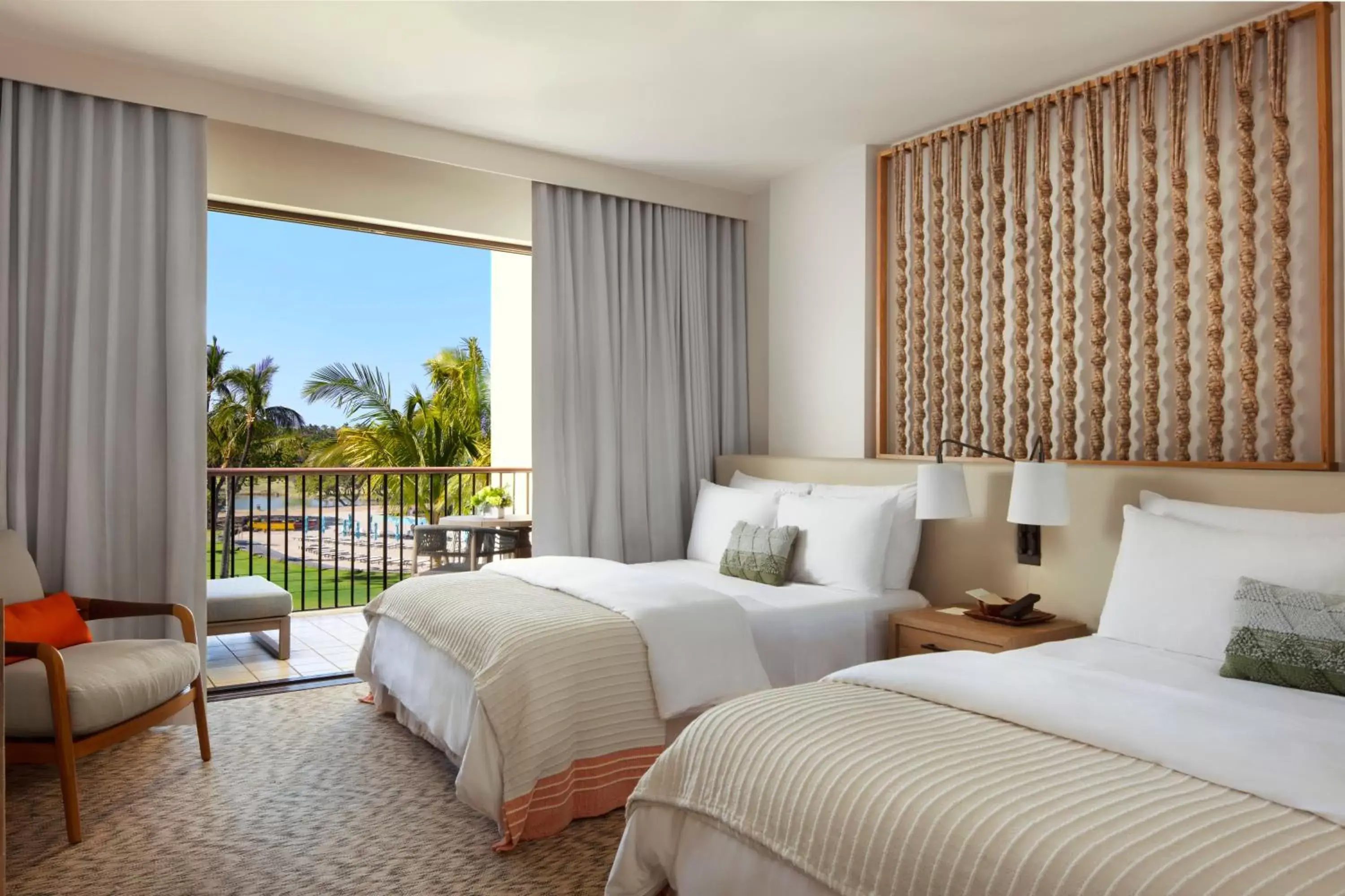 Partial Oceanview Two Queen in Mauna Lani, Auberge Collection Partial Oceanview Two Queen in Mauna Lani, Auberge Collection