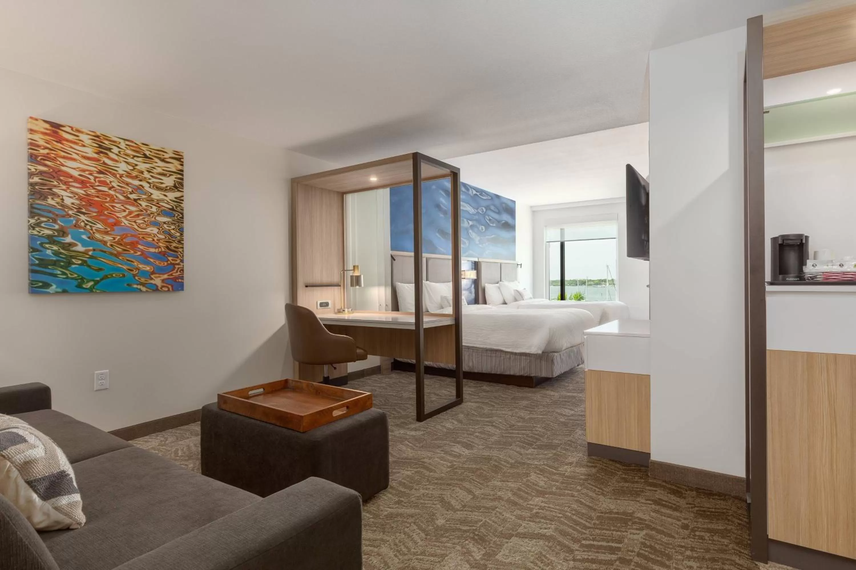 Bedroom, Bed in SpringHill Suites by Marriott Bradenton Downtown/Riverfront
