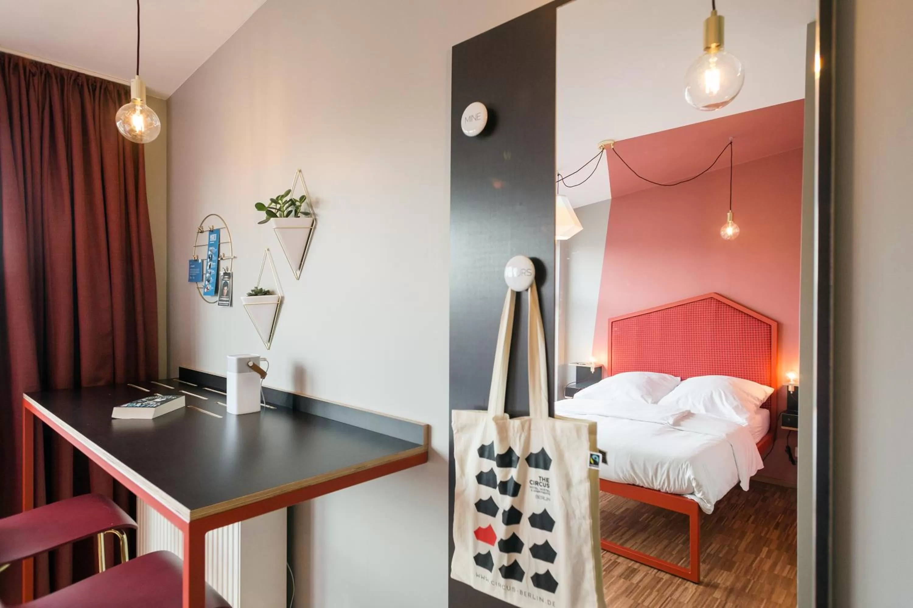 Decorative detail, Bed in The Circus Hostel