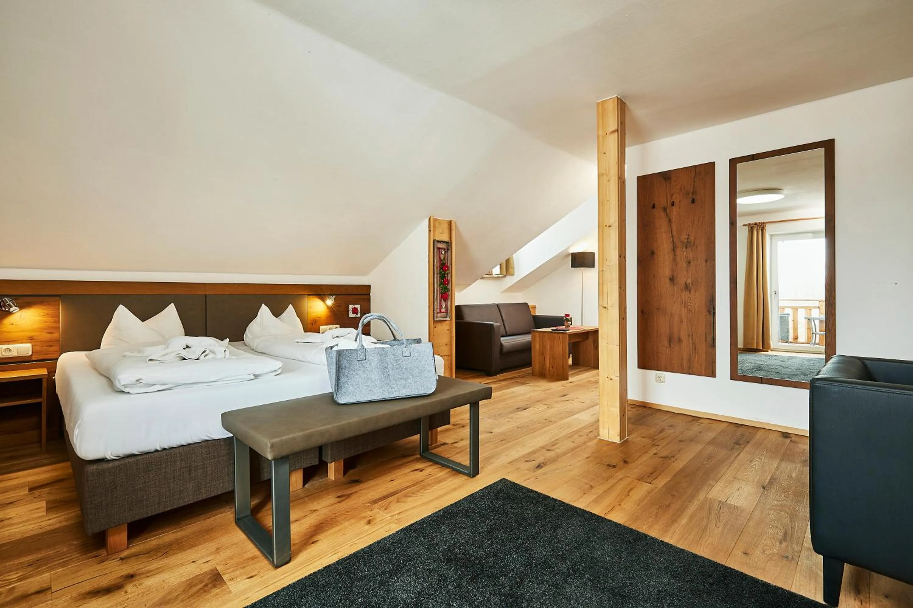 Bed in Hotel Rupertihof