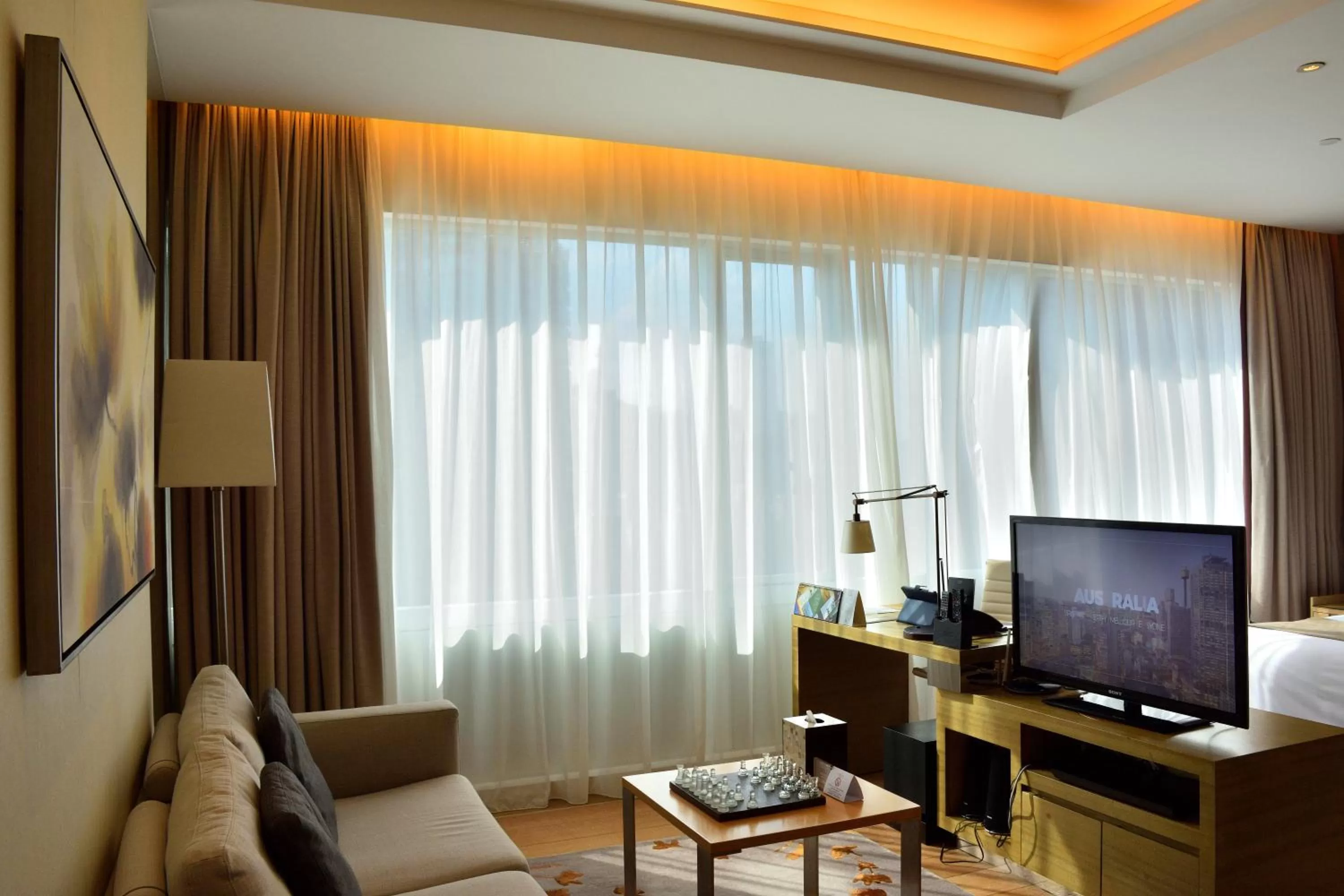 Living room in Fraser Suites Guangzhou