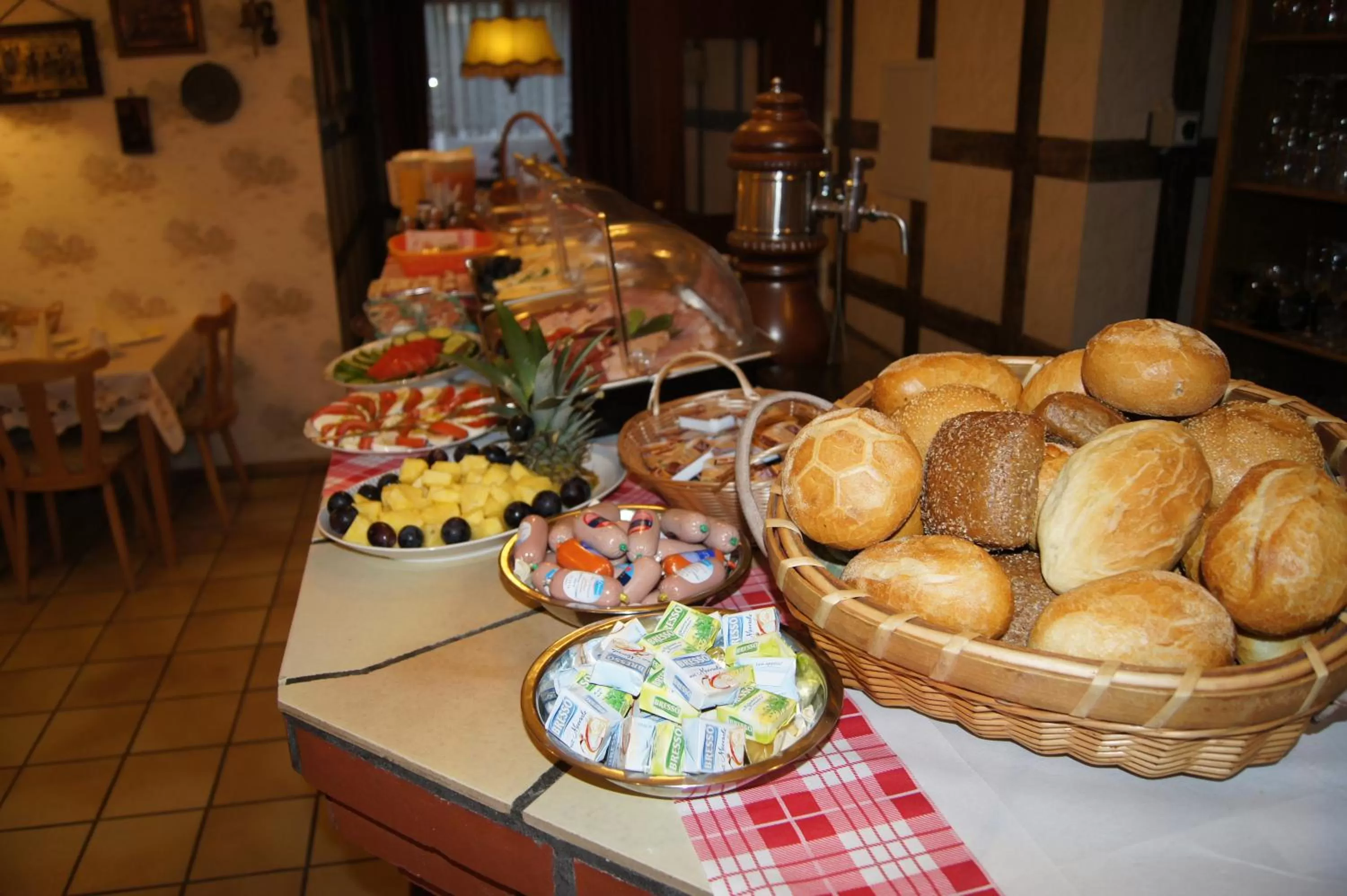 Buffet breakfast in Hotel Dorfkrug Büsum