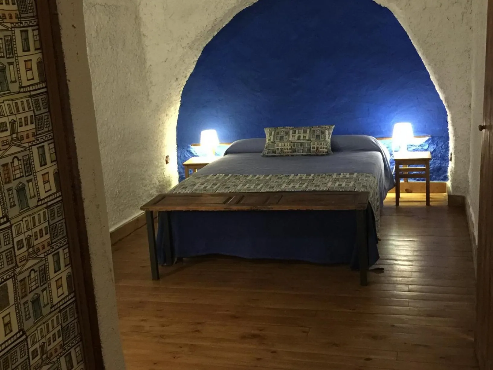 Bed in Casas Cueva y Cortijo La Tala en Guadix