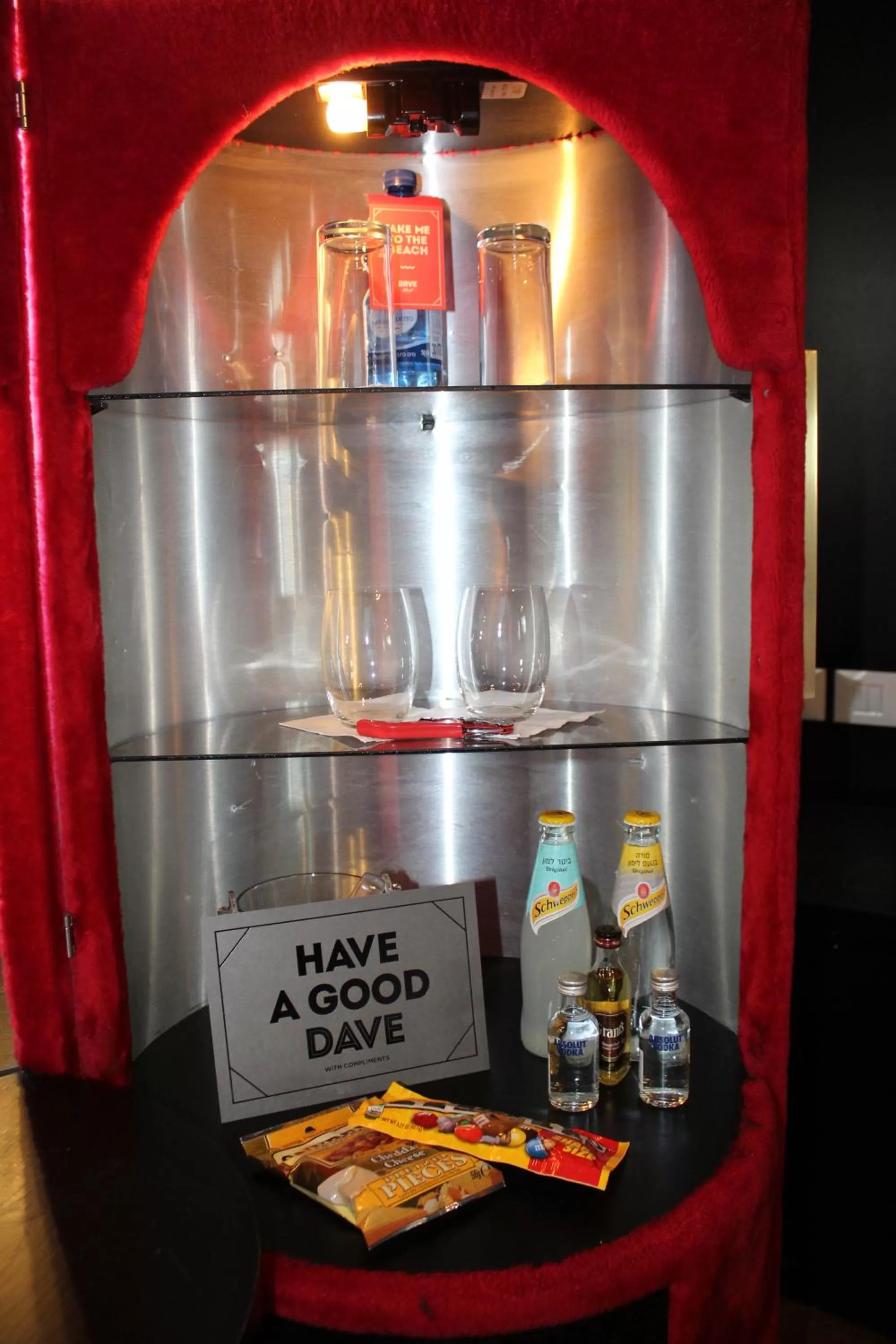 Alcoholic drinks in Dave Gordon, a member of Brown Hotels