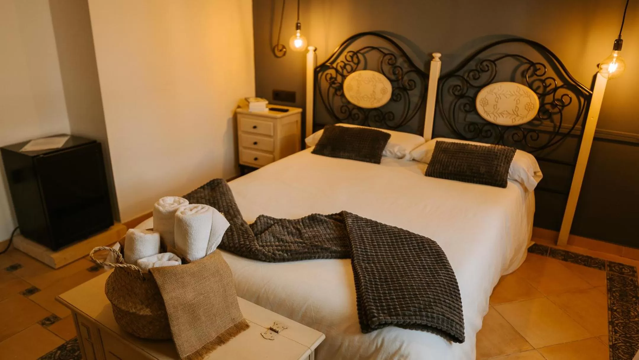 Bed in Hospedería Ballesteros