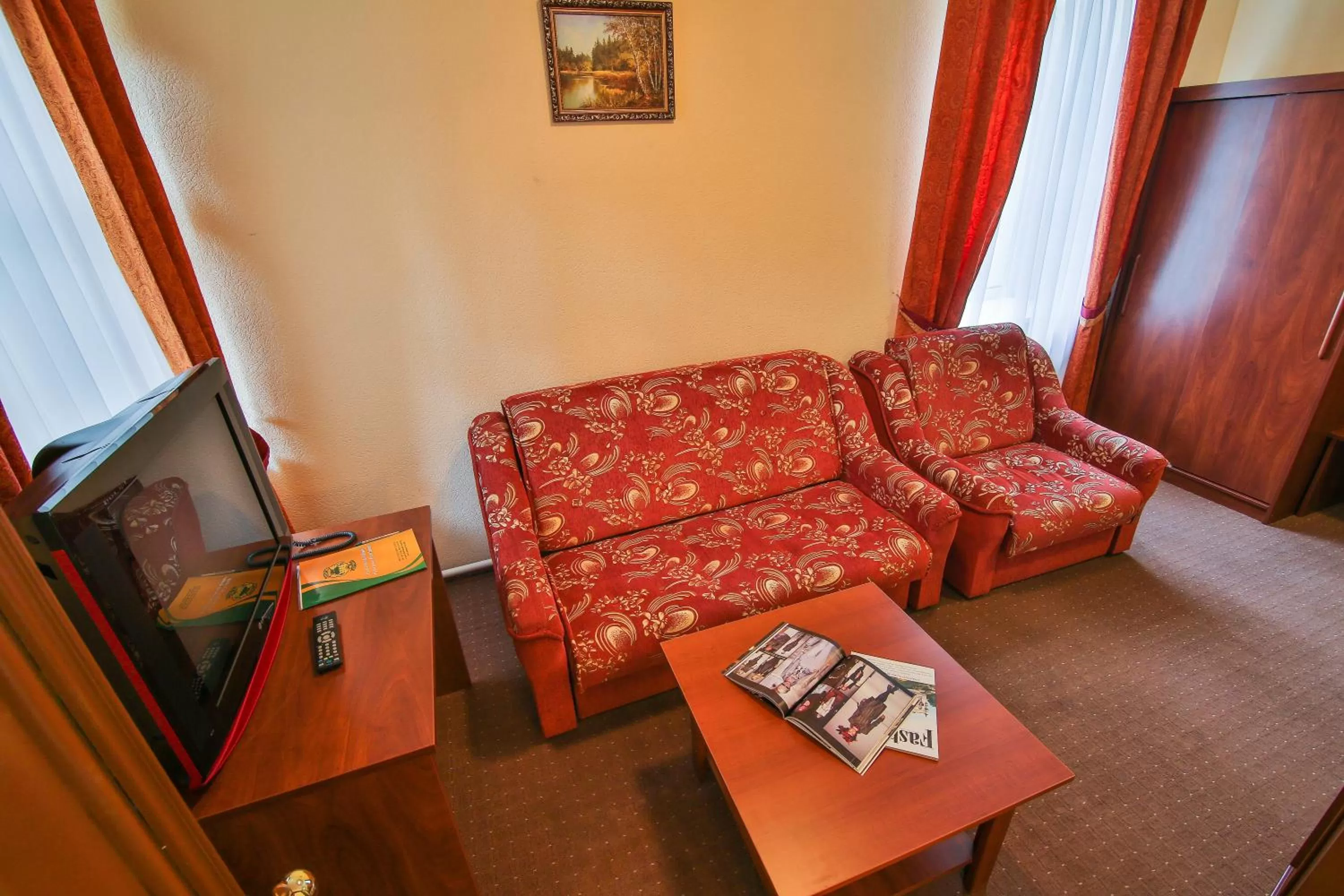 Living room in Ukraina Hotel