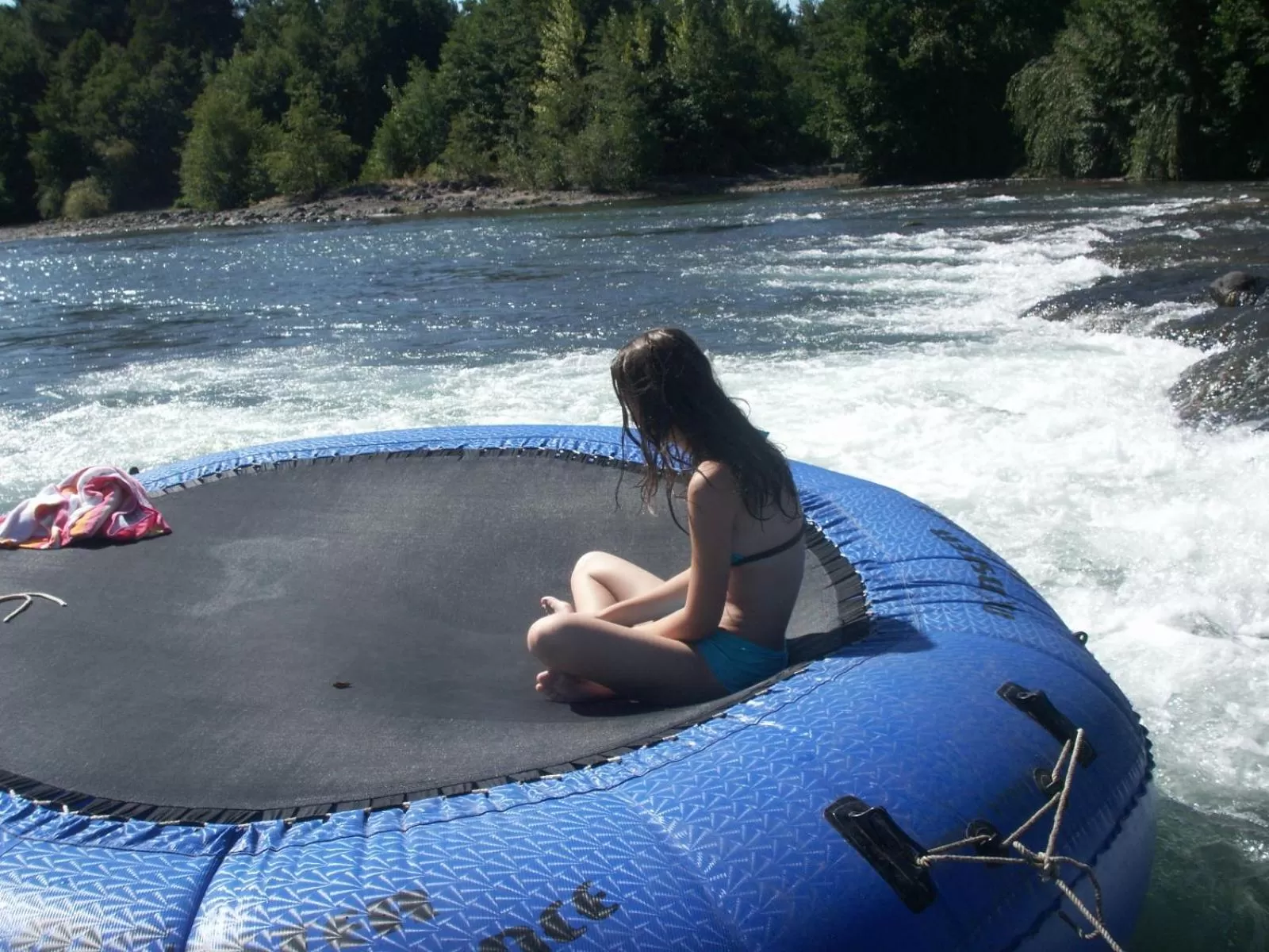 Swimming Pool in Coyunche Cabañas y Camping Laja & San Rosendo