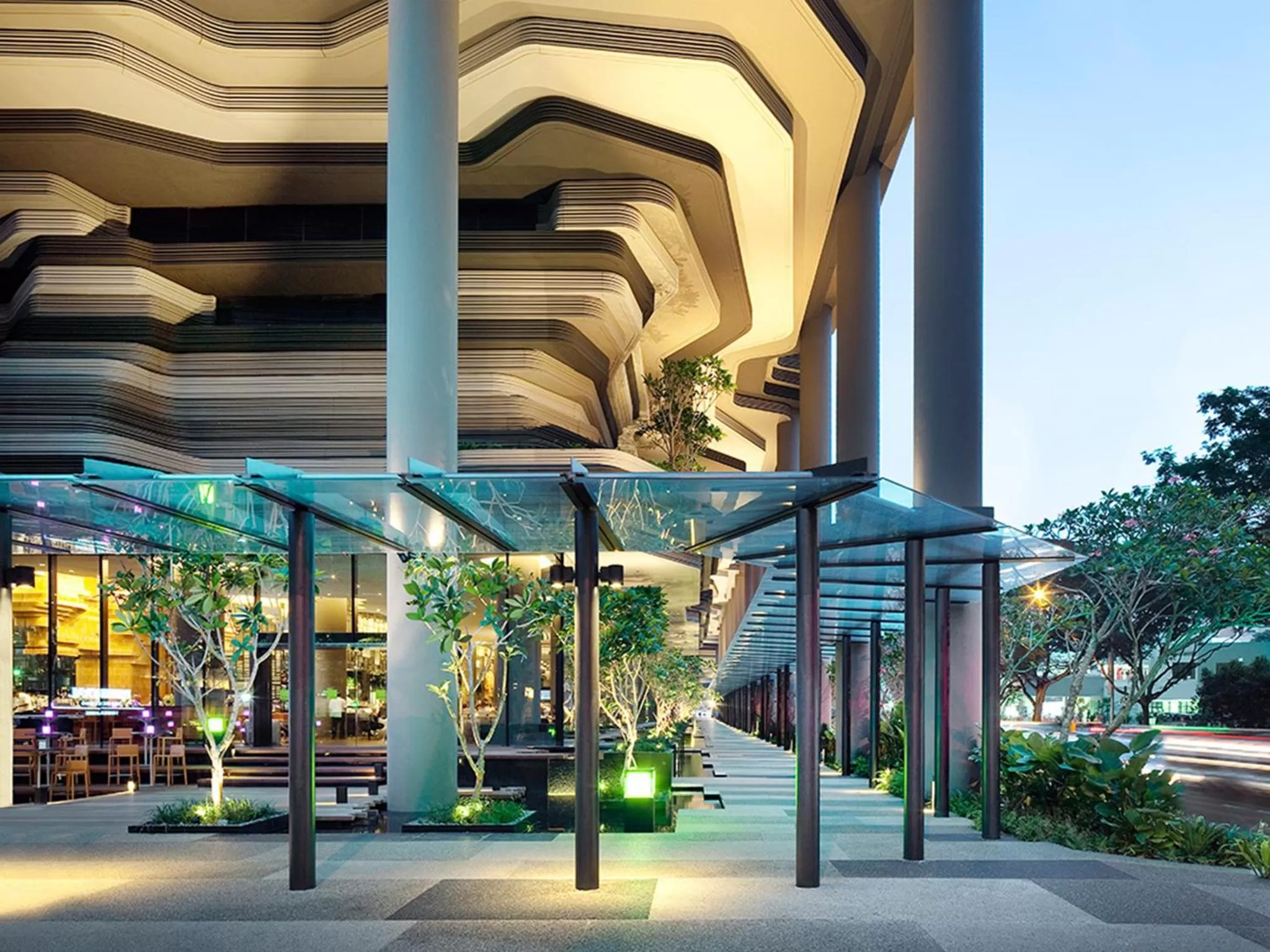 Facade/entrance in PARKROYAL COLLECTION Pickering, Singapore