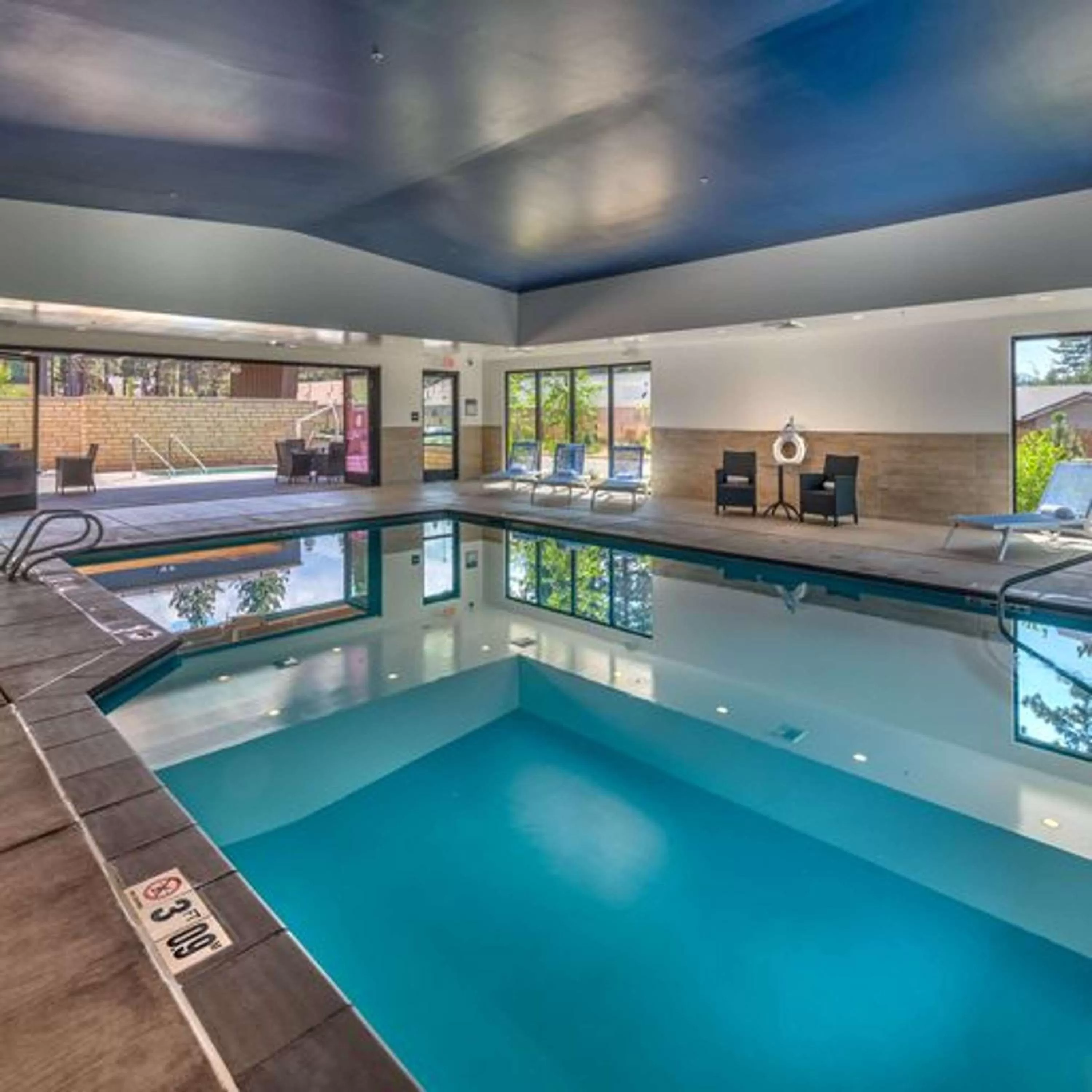 Pool view in Hampton Inn & Suites South Lake Tahoe