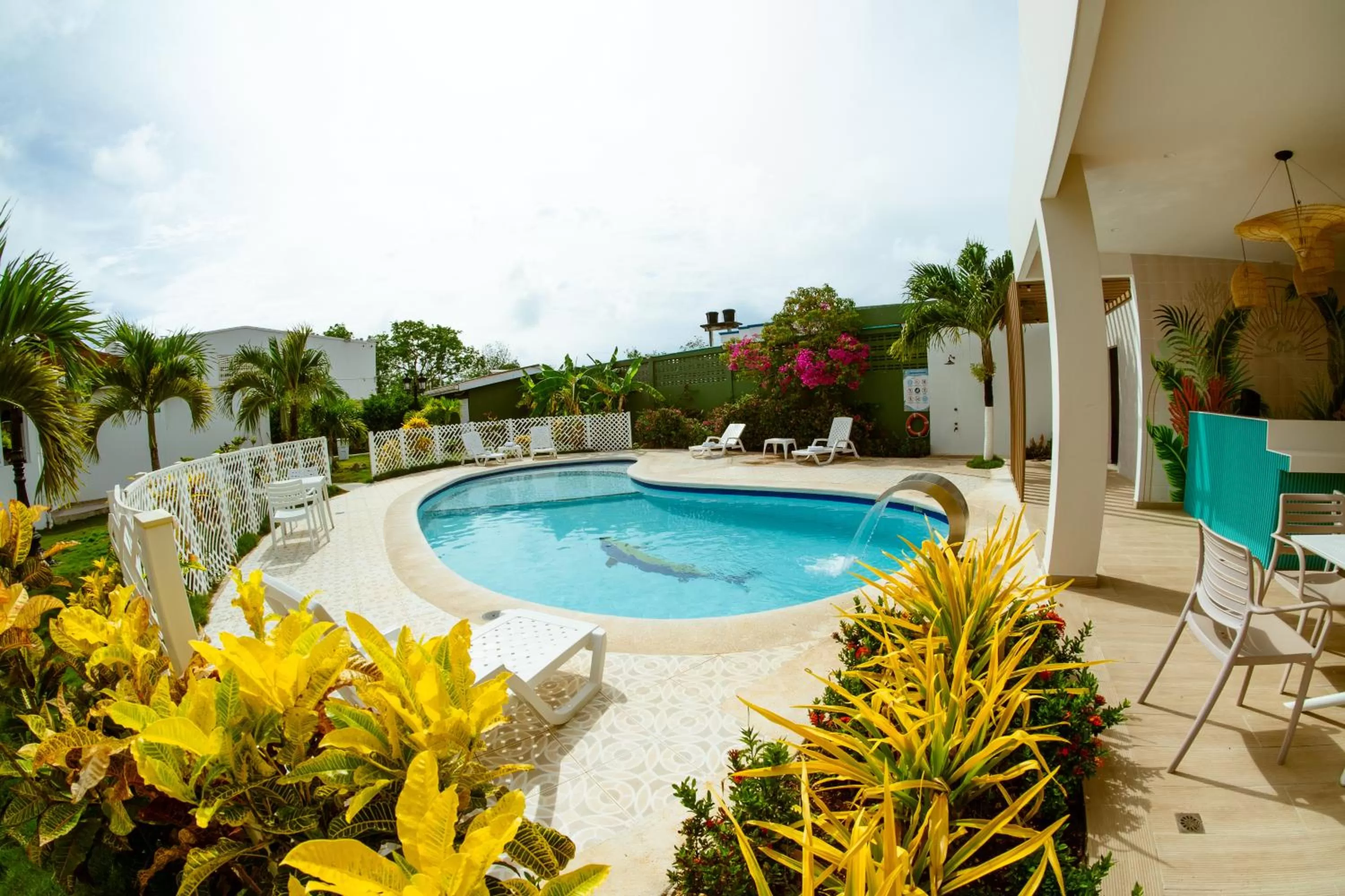 Pool view in Hotel Koray