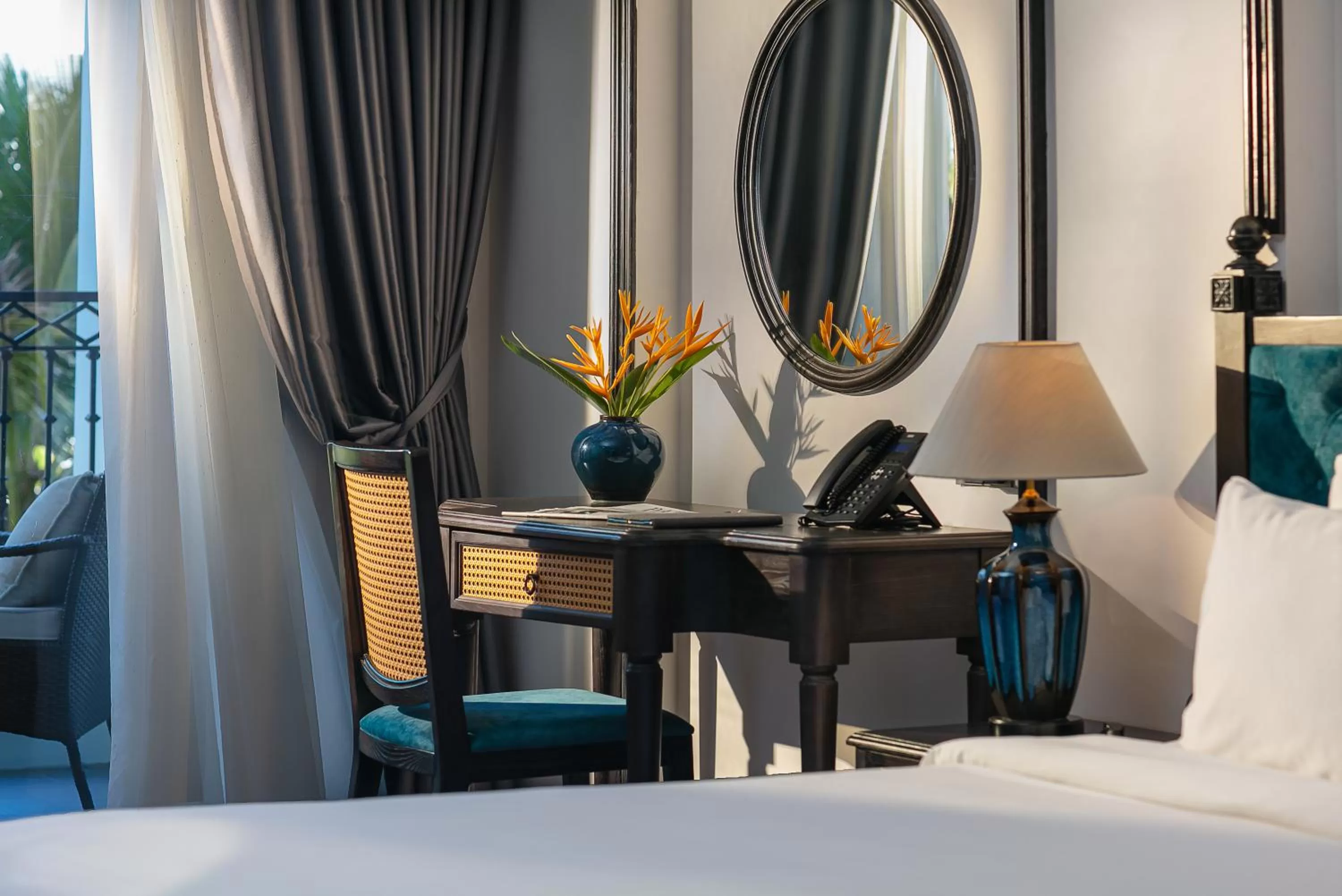 Balcony/Terrace, Bed in Bliss Hoi An Beach Resort & Wellness