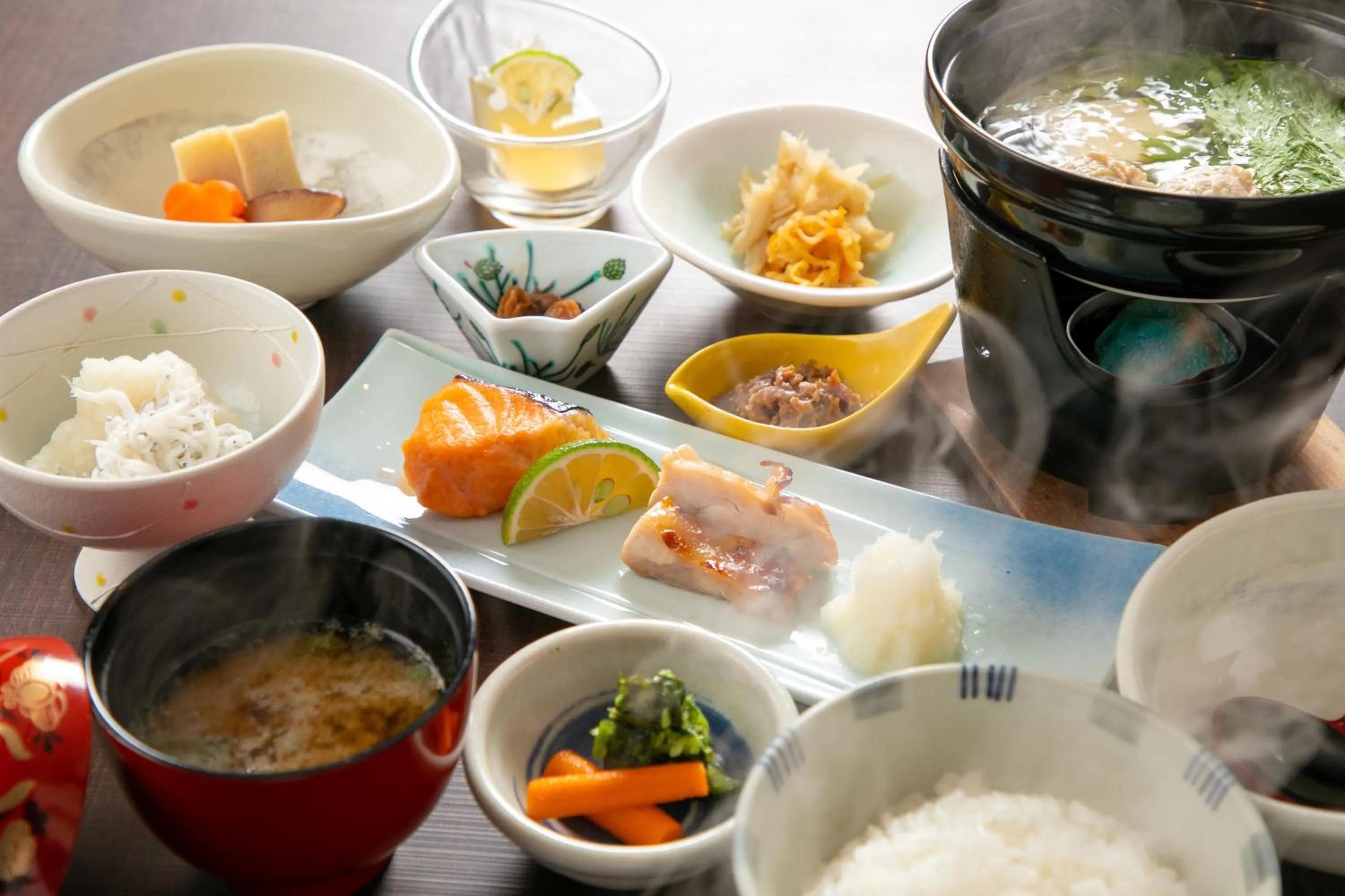 Breakfast in Oyado Ichizen