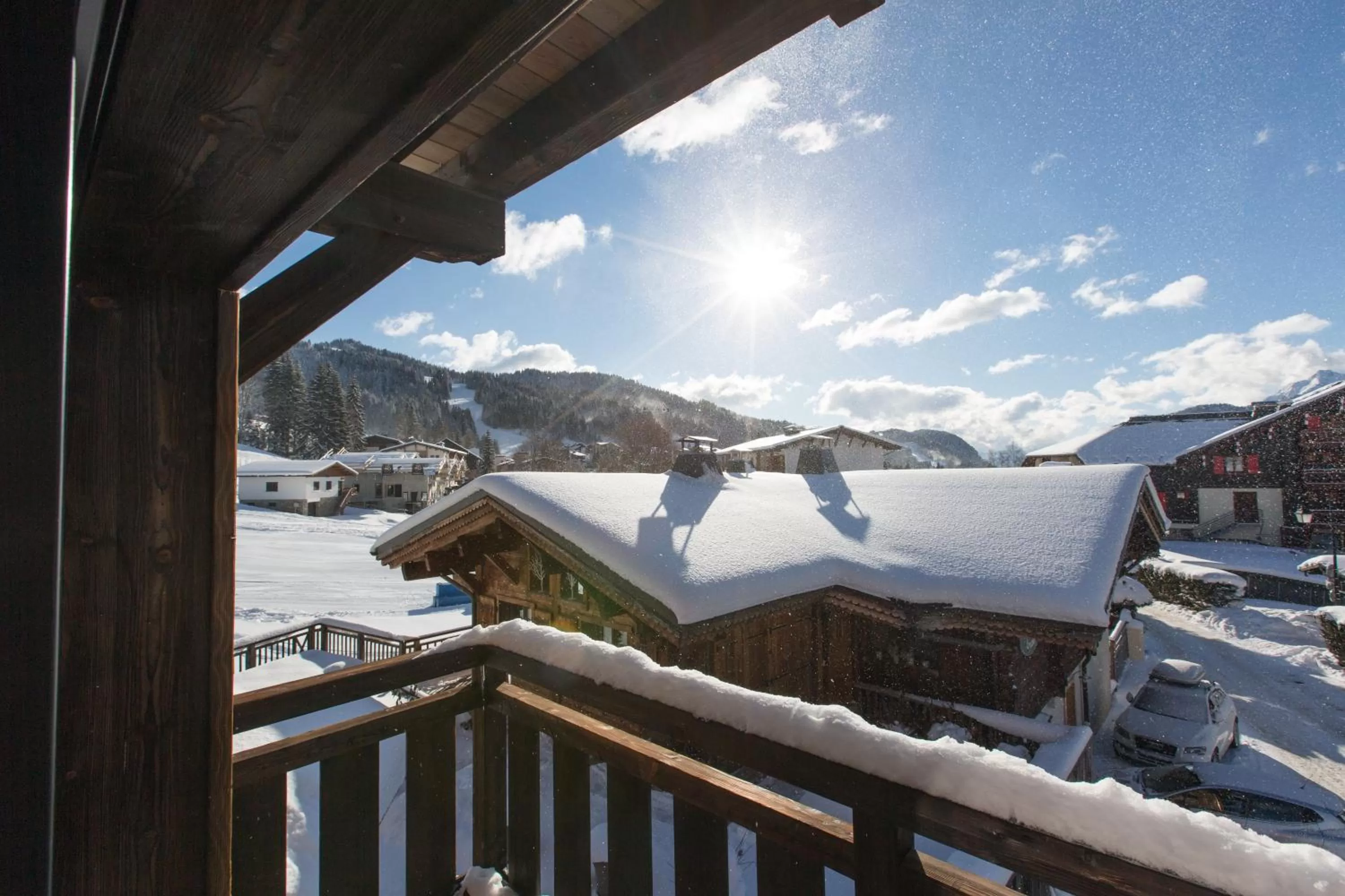 View (from property/room) in Hôtel Spa Crychar