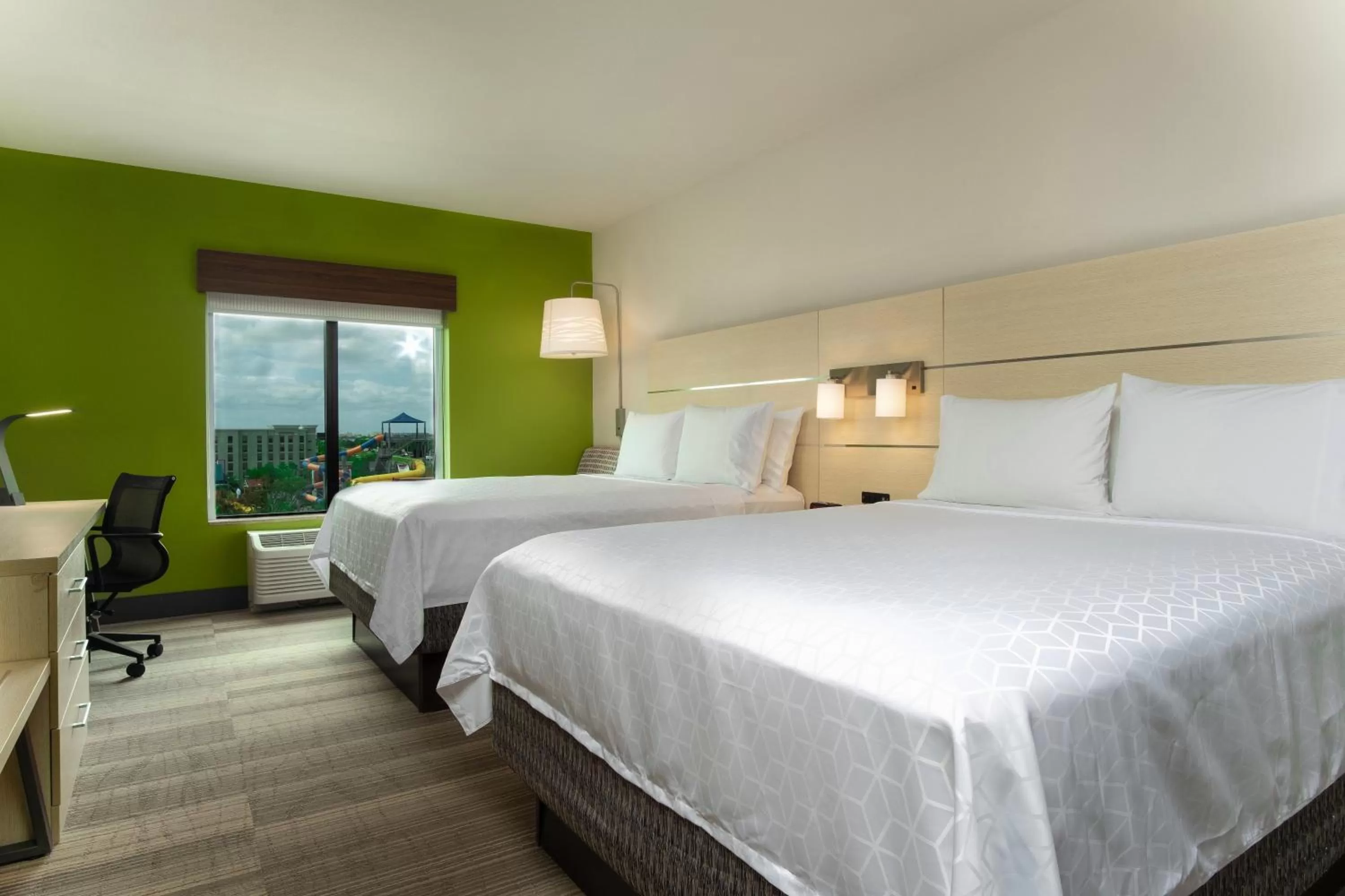Double Queen Suite with Bathtub - Accessible Non Smoking in Holiday Inn Express-International Drive by IHG