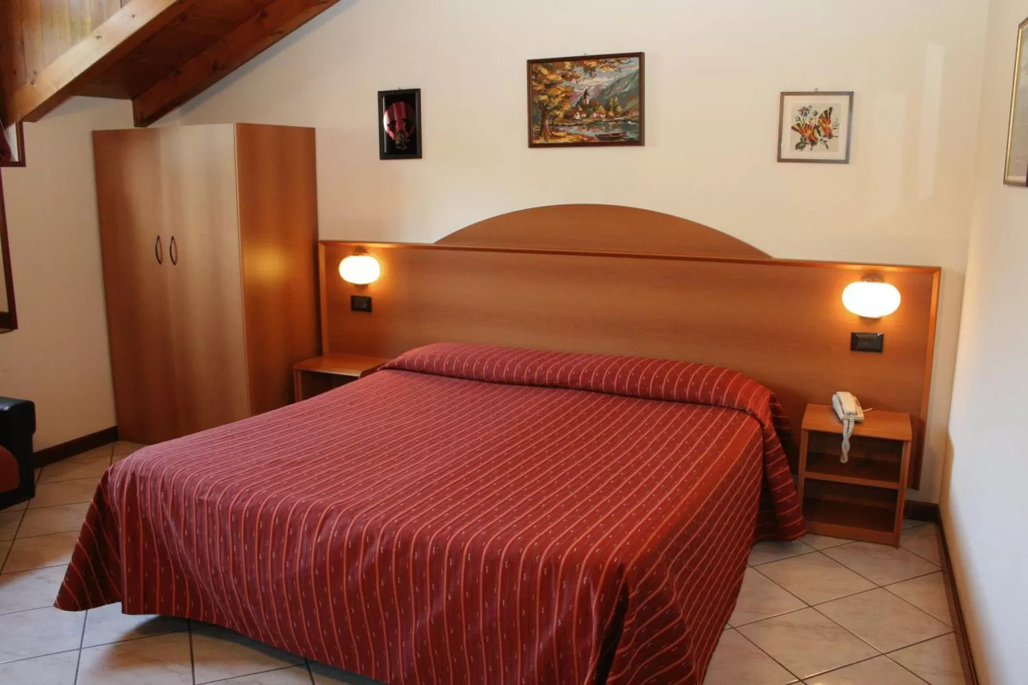 Bedroom, Bed in Hotel Fiorentino