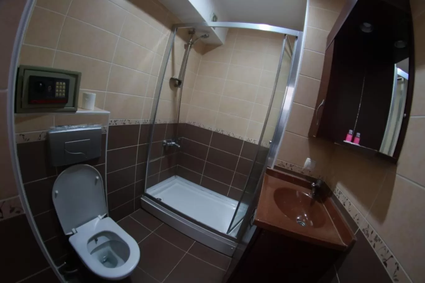 Bathroom in Ares Hotel