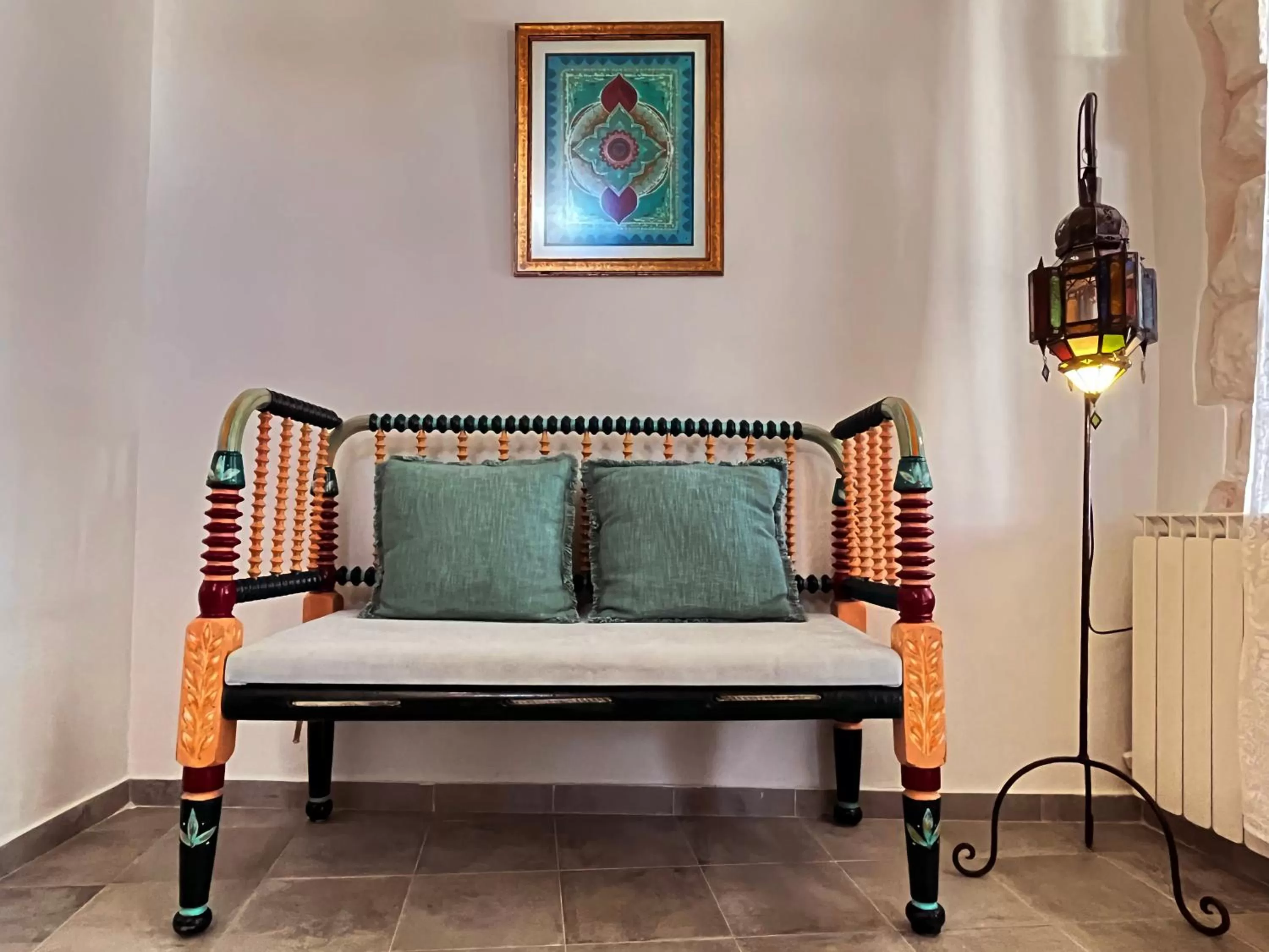 Seating area in The Way Inn - Boutique Suites