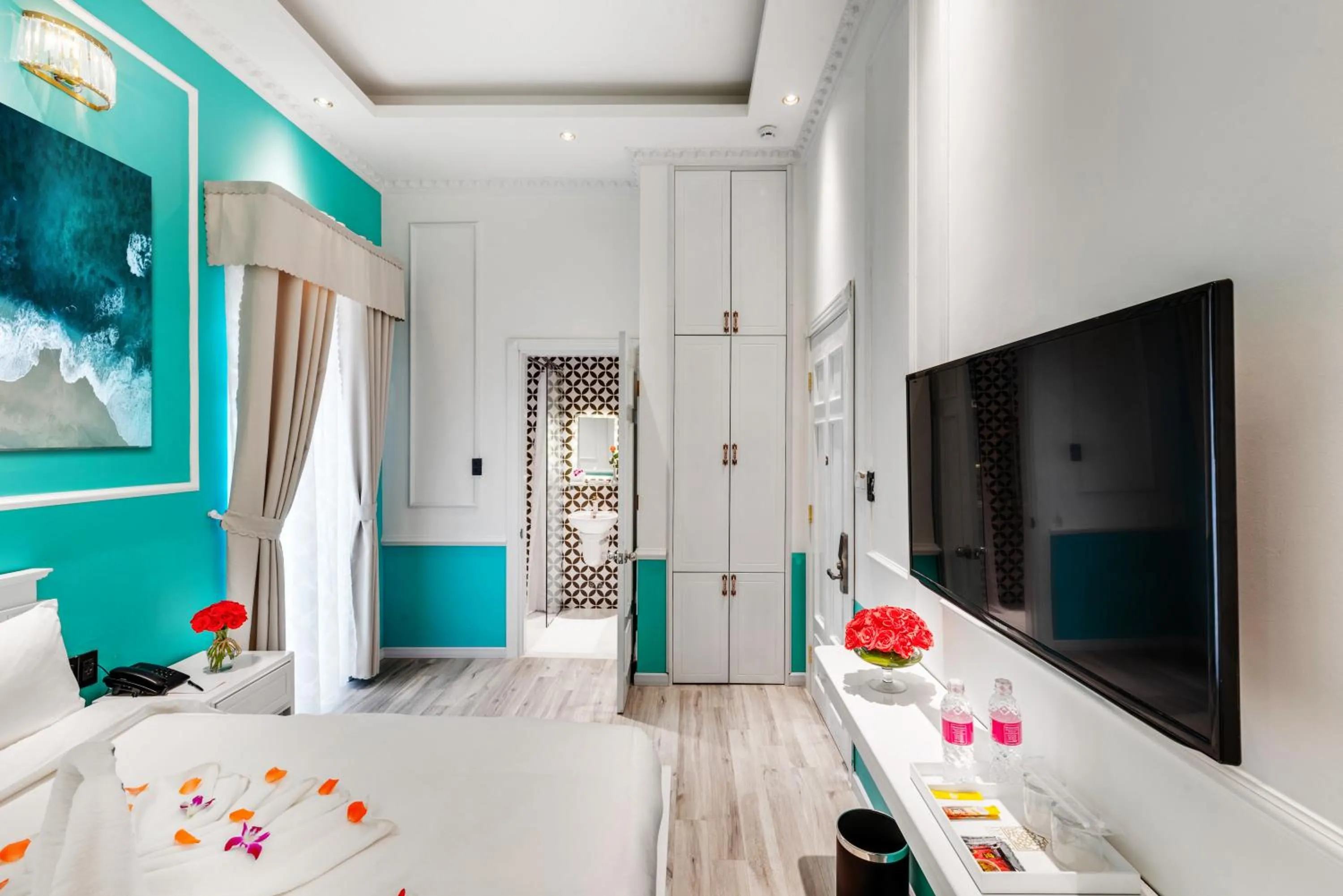 Bedroom, Bed in Dalat Boutique Hotel