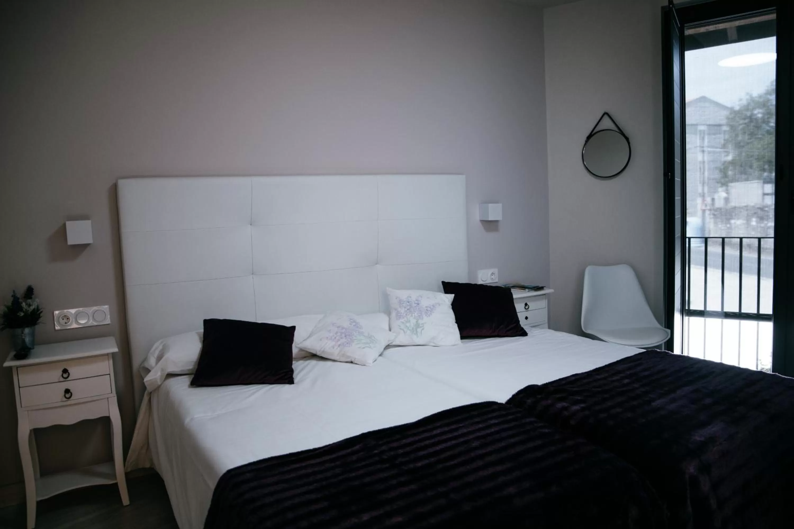 Bedroom, Bed in O balcón da ribeira