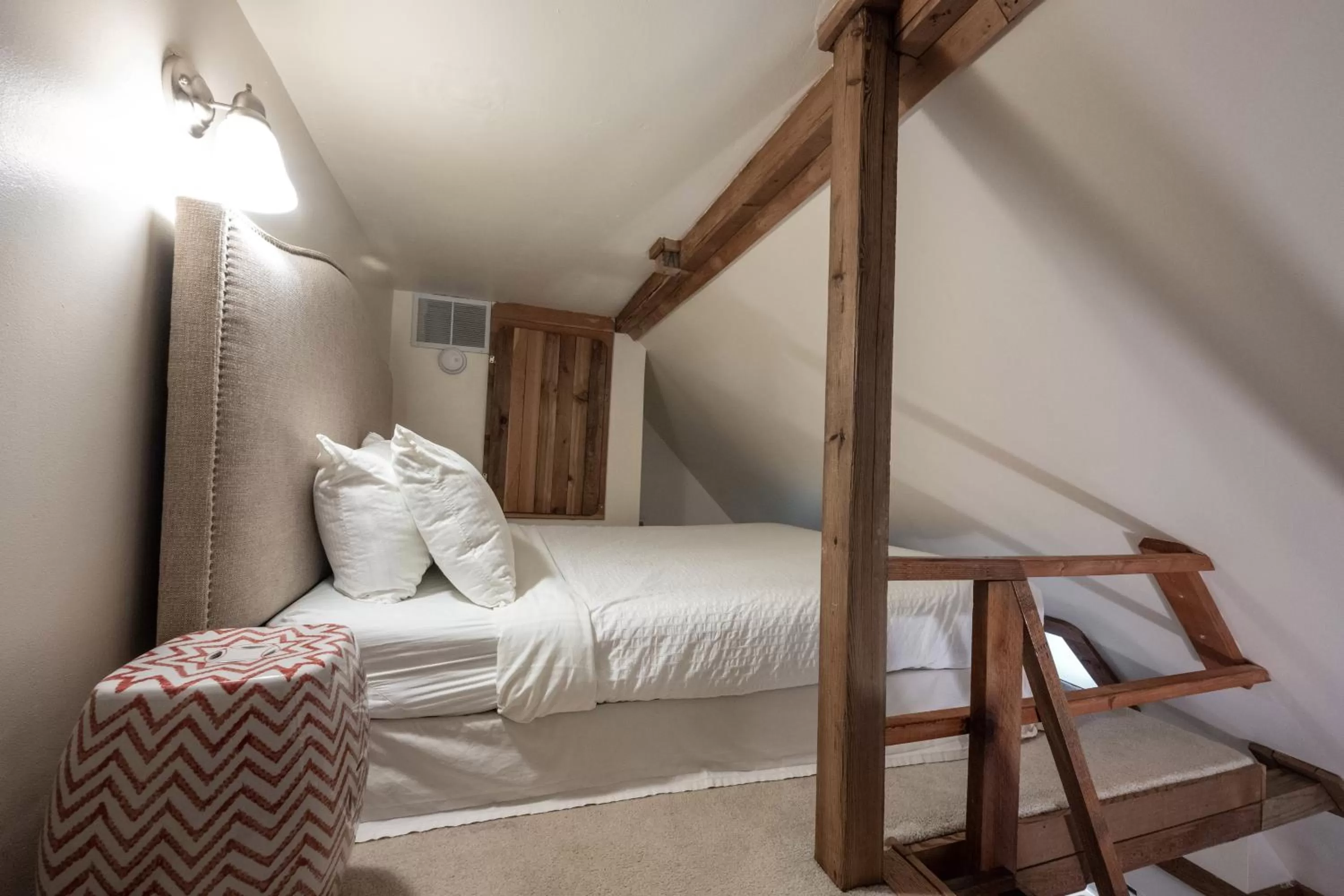 Bed in Stone Soup Inn