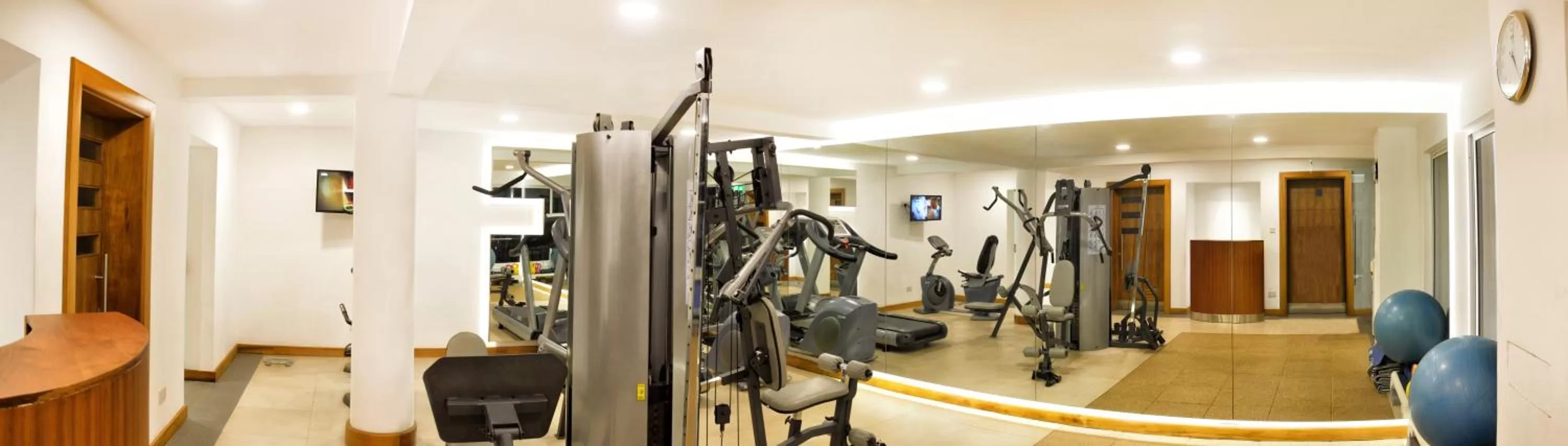 Fitness centre/facilities in The Zehneria Hotel