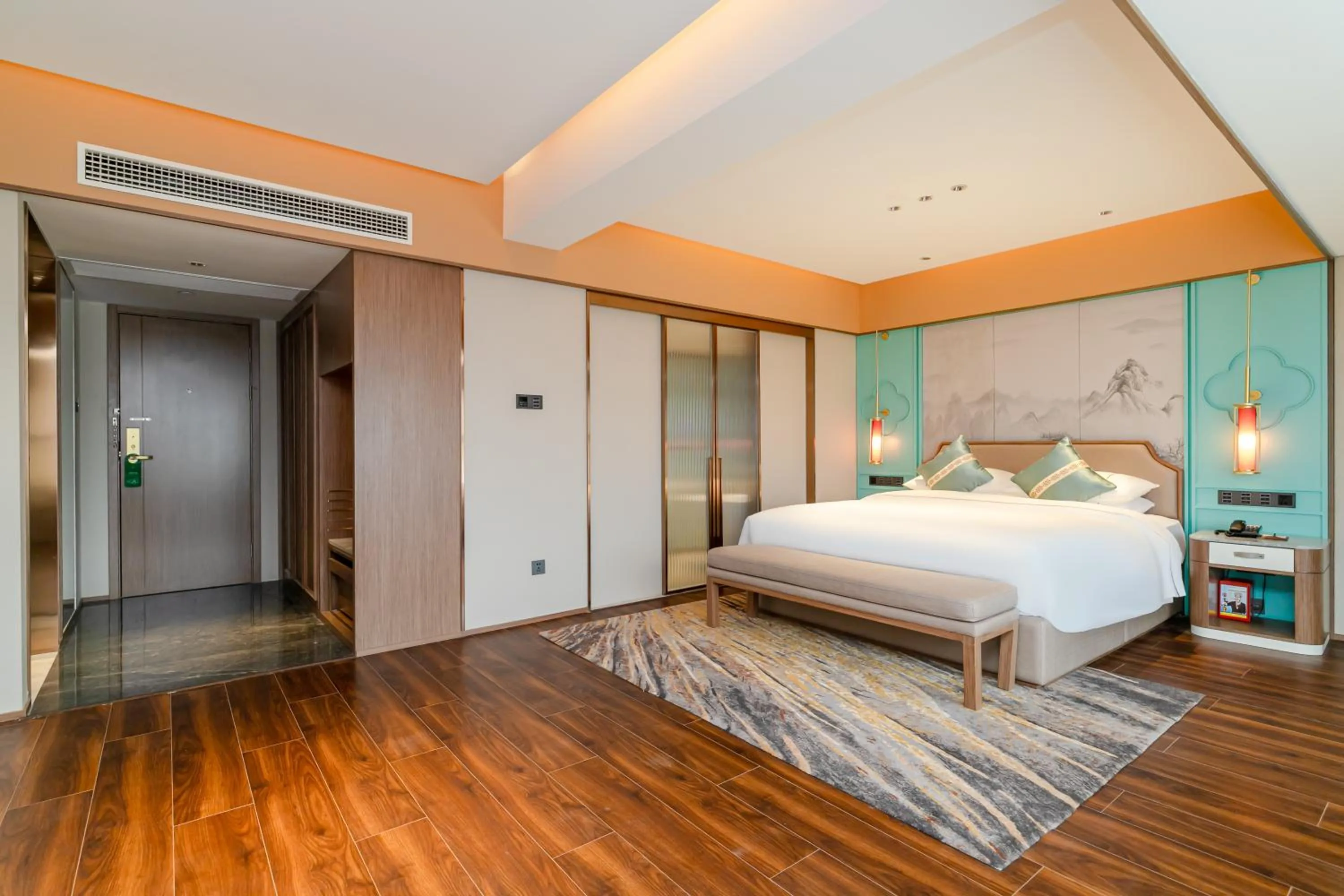 Photo of the whole room, Bed in Guangdong Victory Hotel