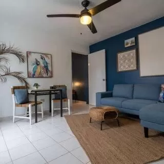 Seating Area in El Flamingo Beach Club