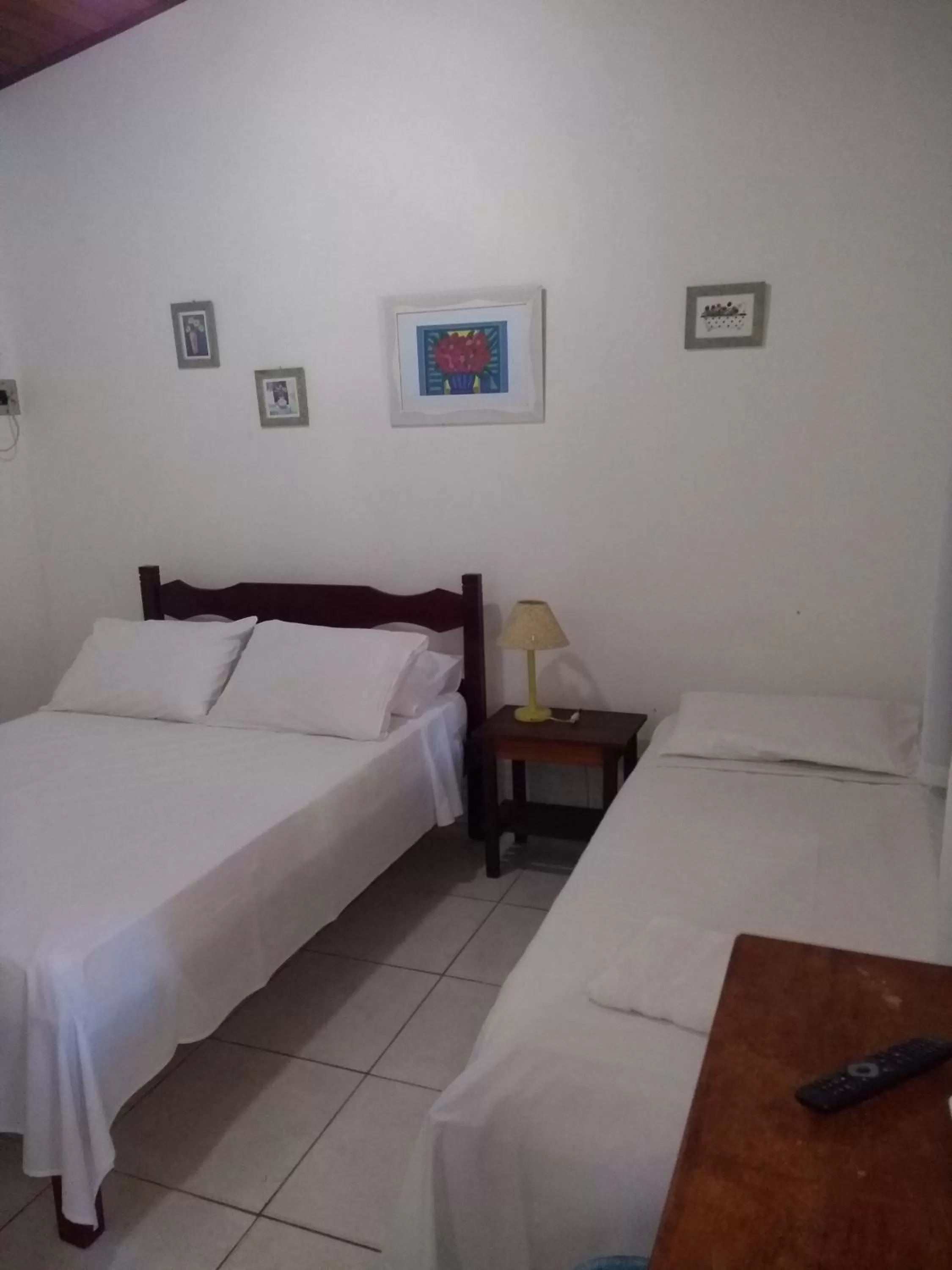 Bed in Pousada Barcarola