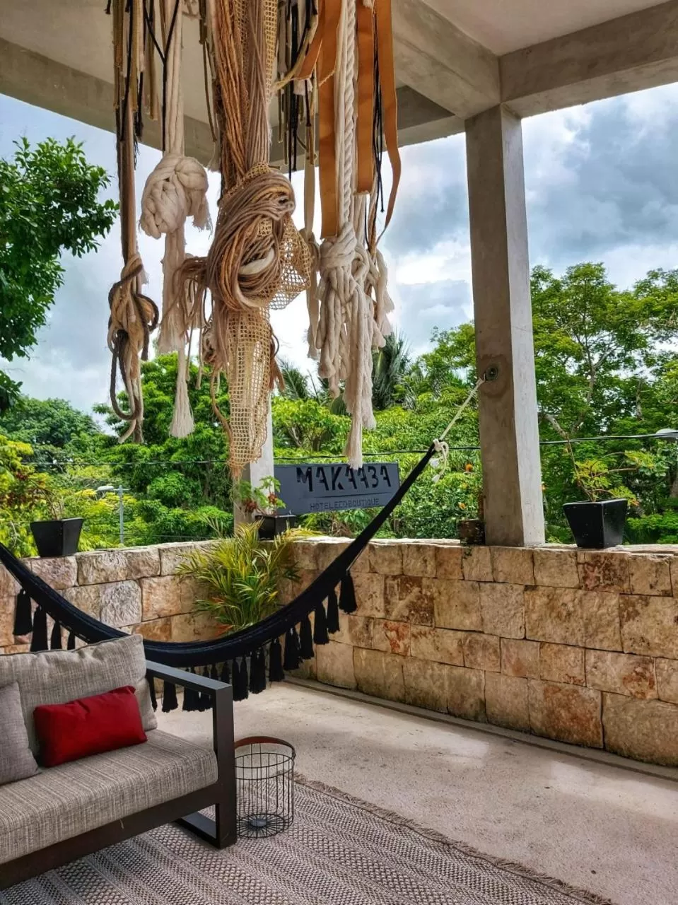 Living room in Hotel Makaabá Eco-Boutique