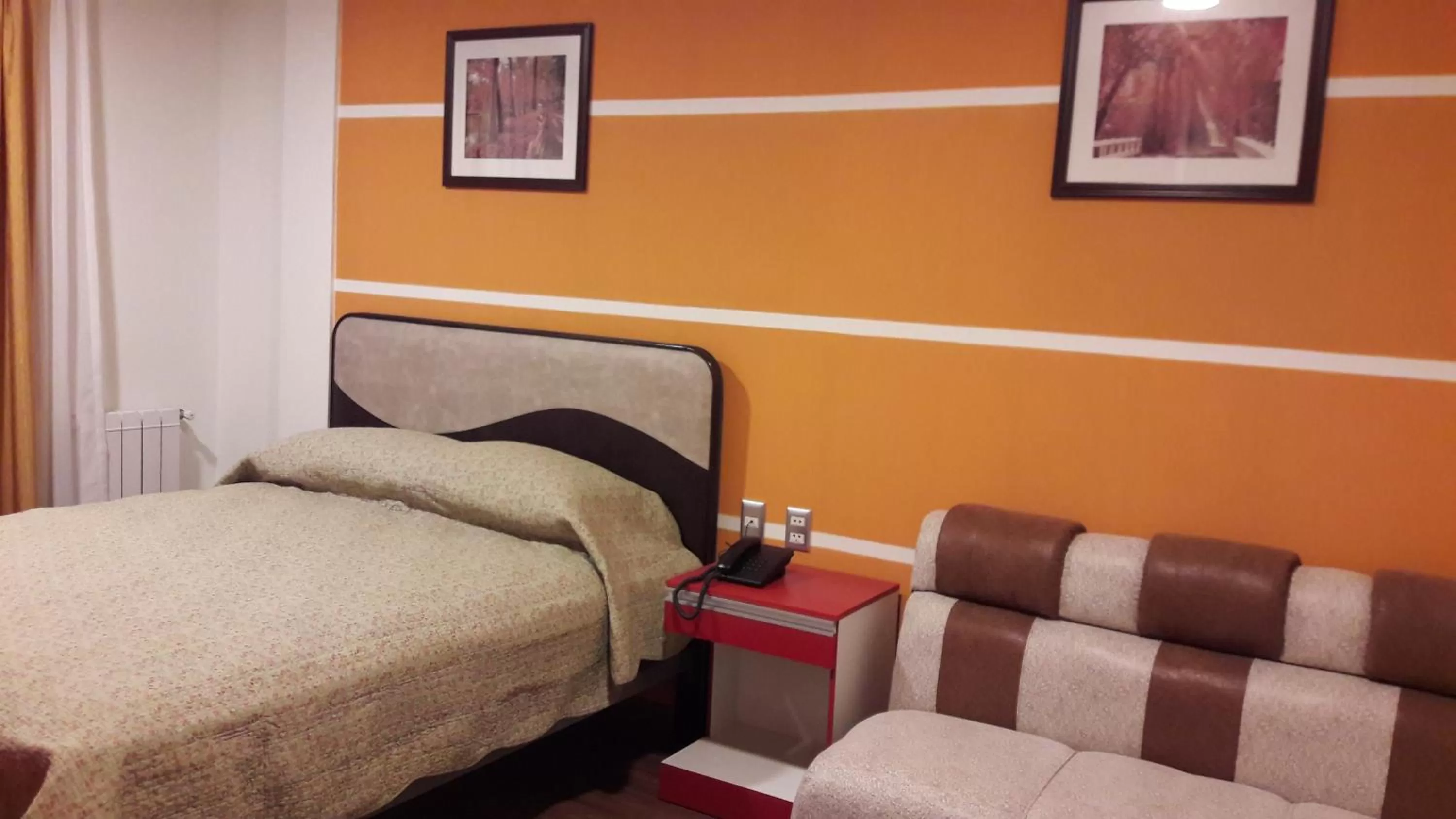 Decorative detail, Bed in Apart Serma Hotel