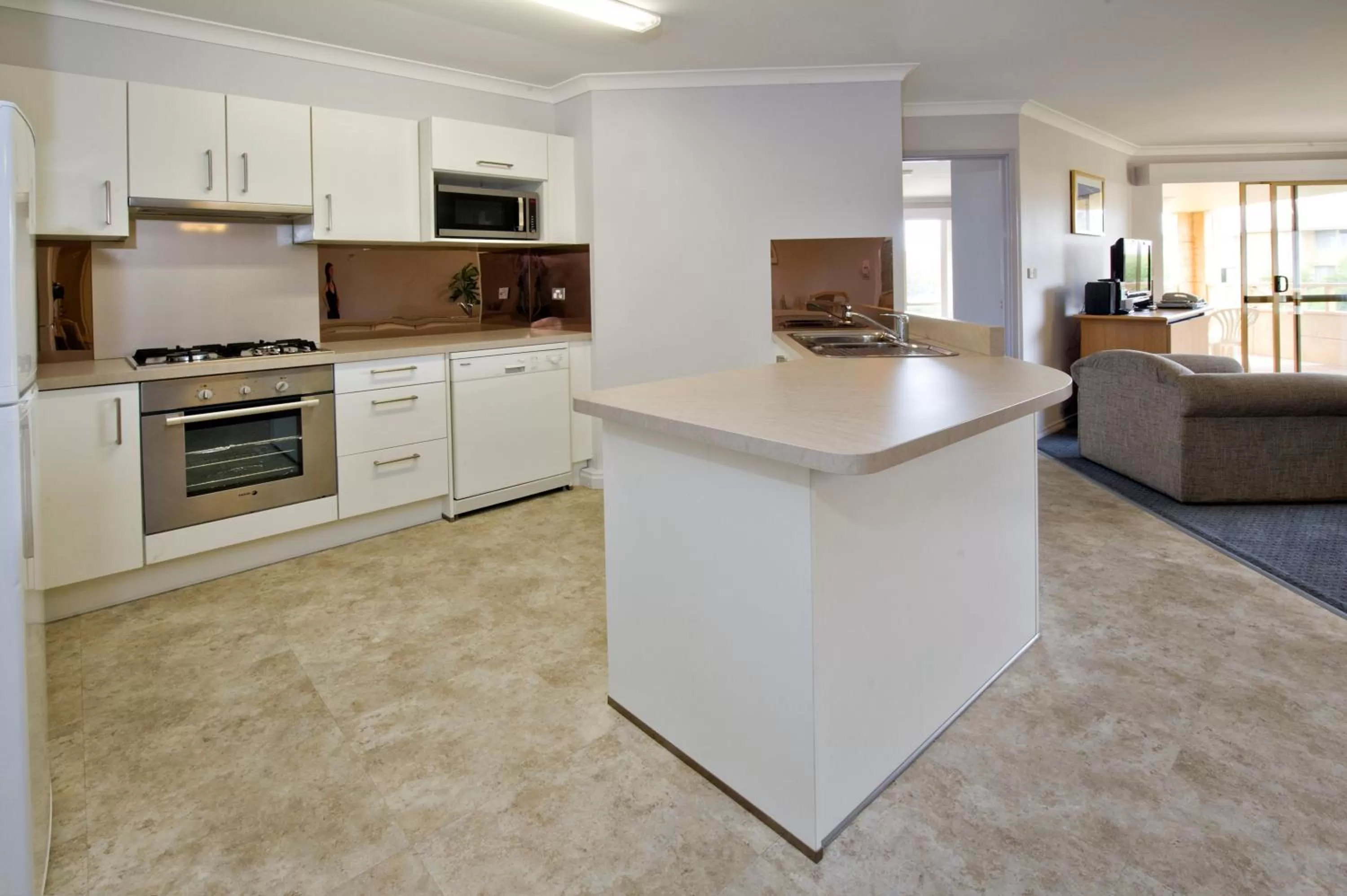 Kitchen or kitchenette in Abbey Beach Resort