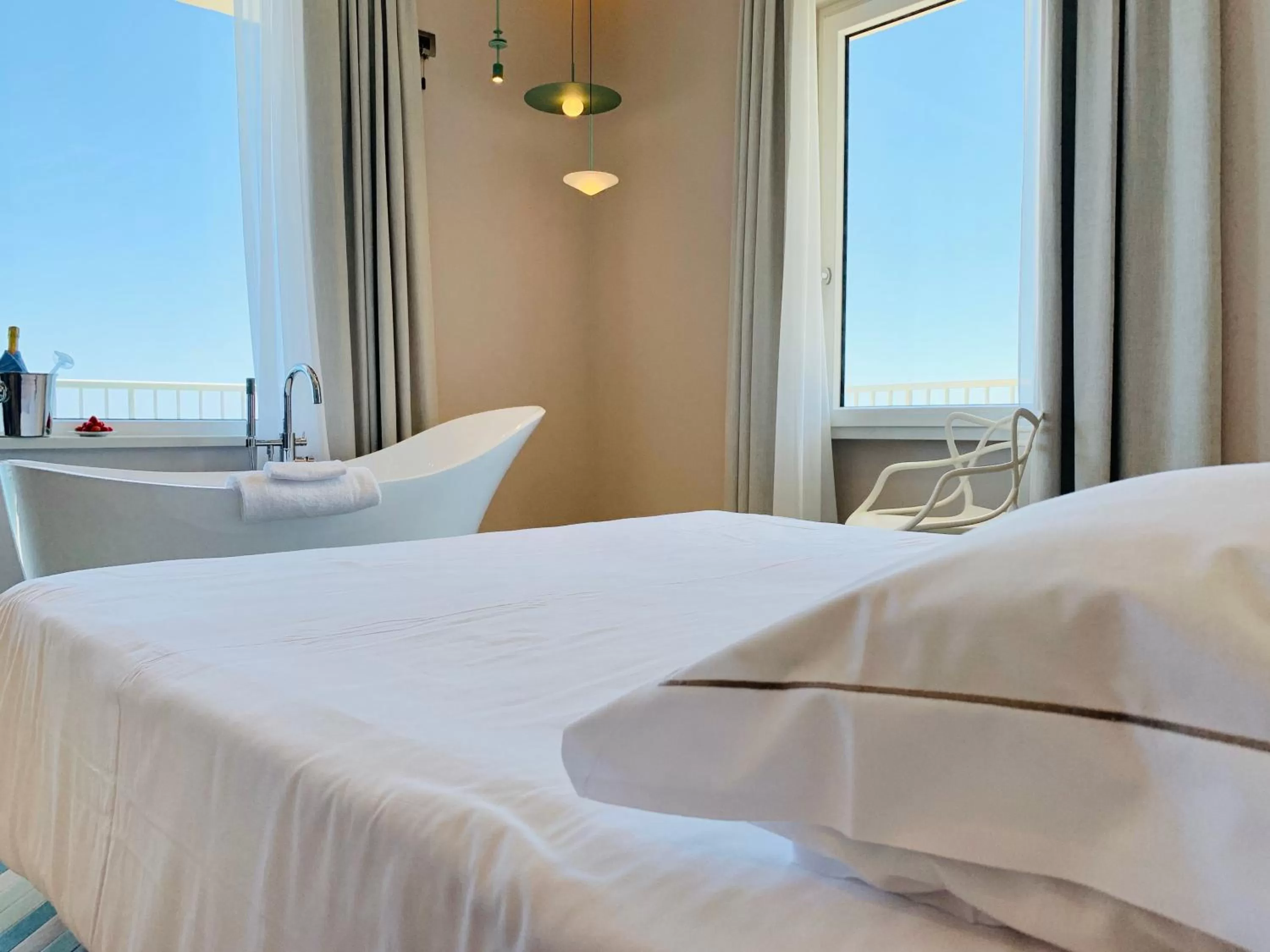 Bed in Hotel Corallo