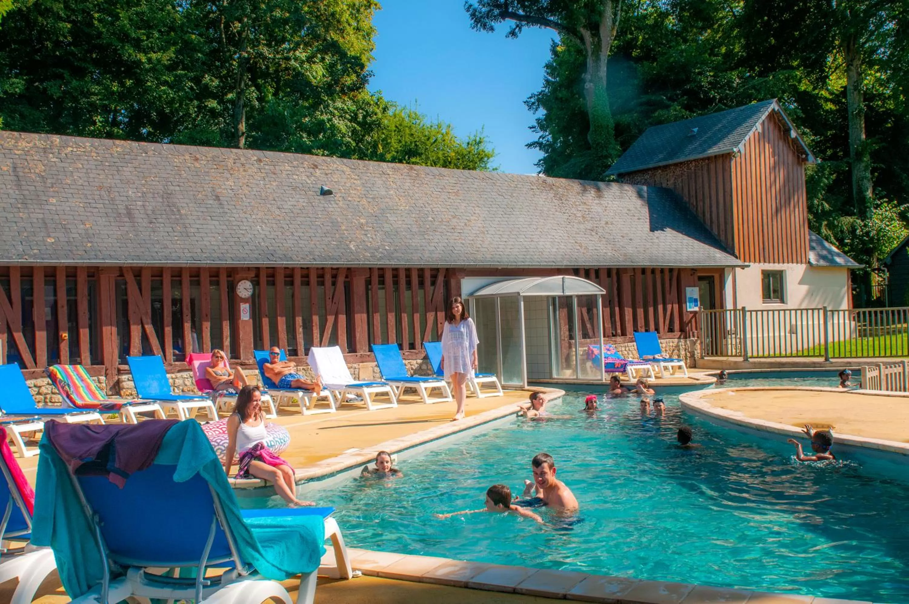 Pool view in Goélia Résidence Du Parc