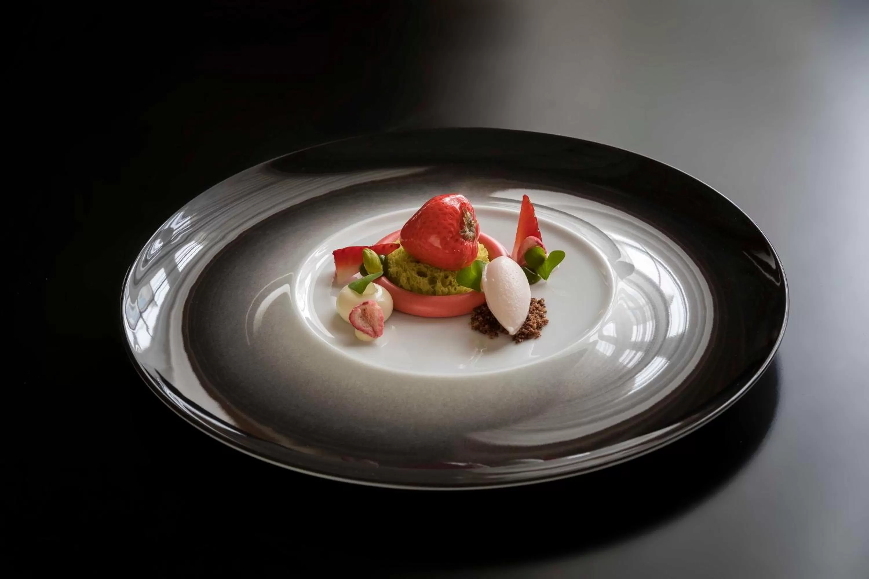 Food close-up in Grand Hotel des Bains Kempinski