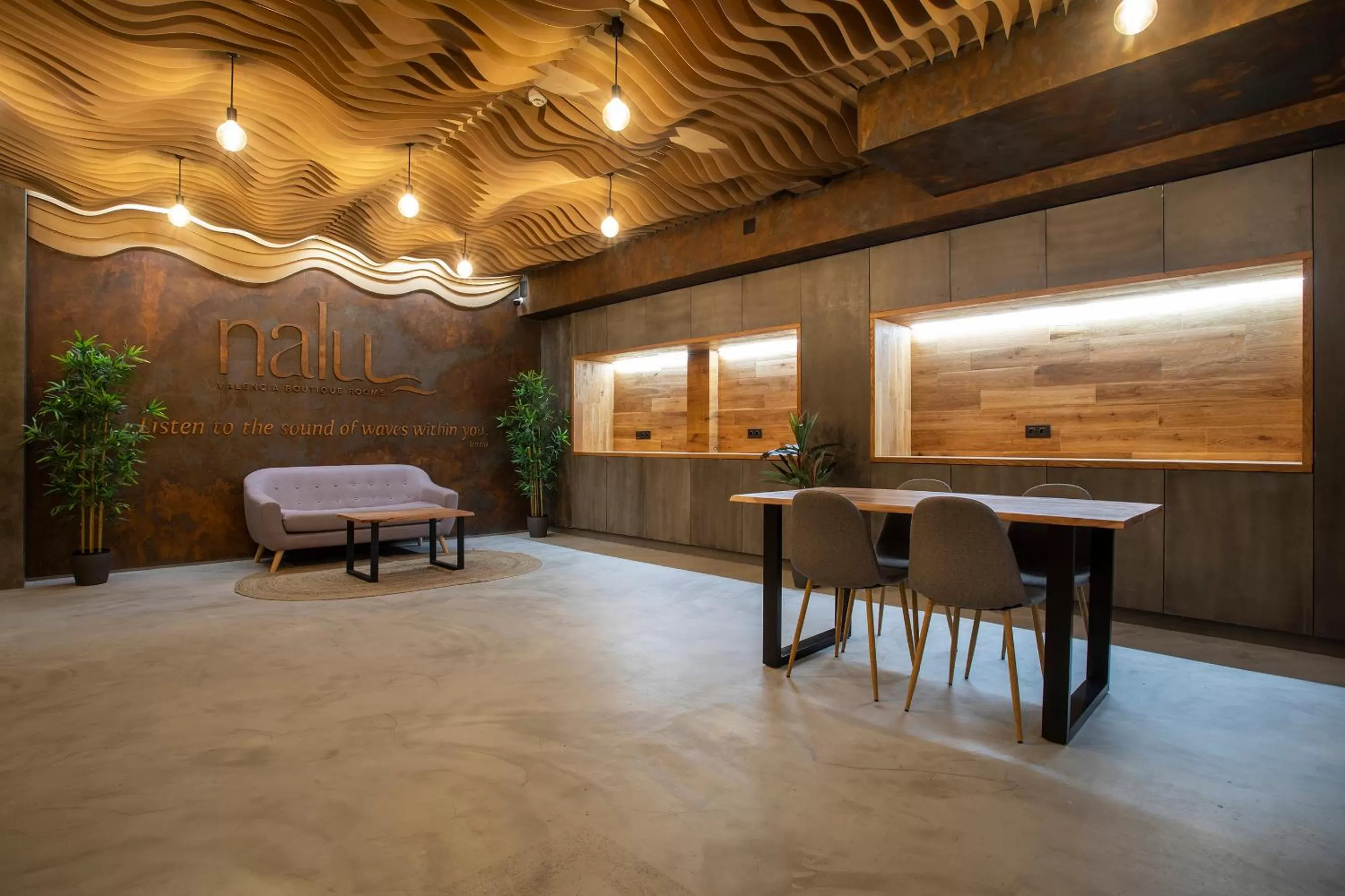 Living room in NALU Valencia Boutique Rooms