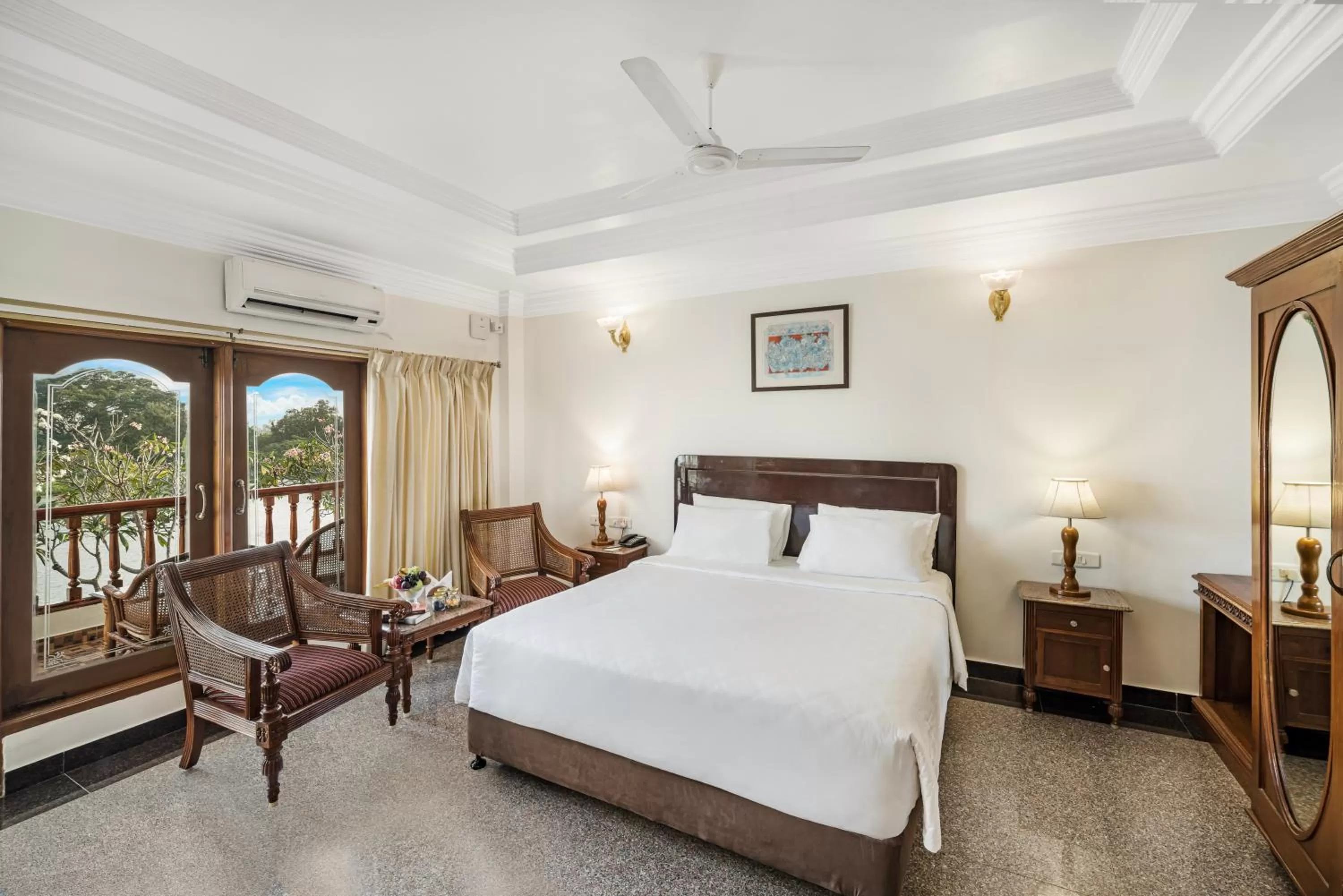 Living room, Bed in GReaT Trails Riverview Thanjavur By GRT Hotels