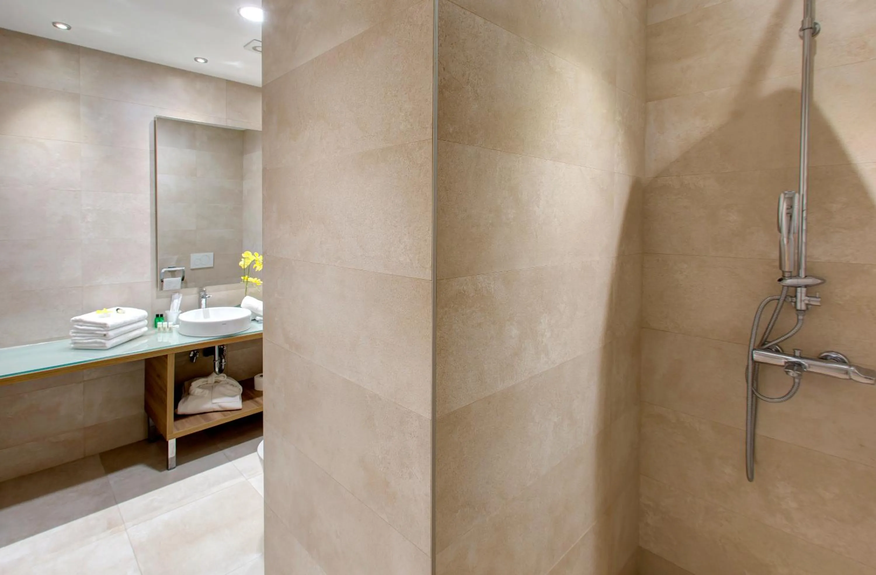 Shower in Hotel Eden