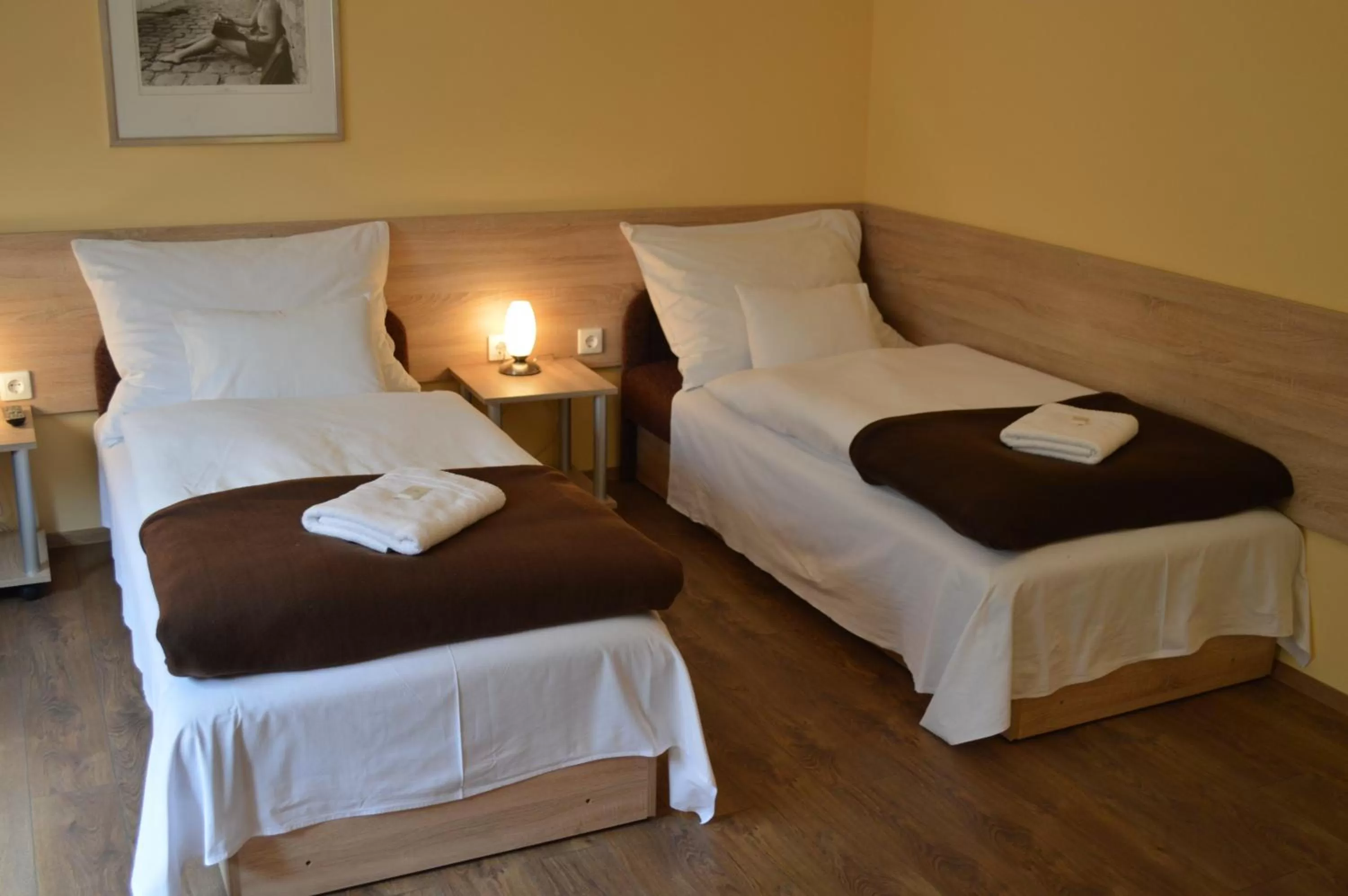 Bed in Muskátli Panzió