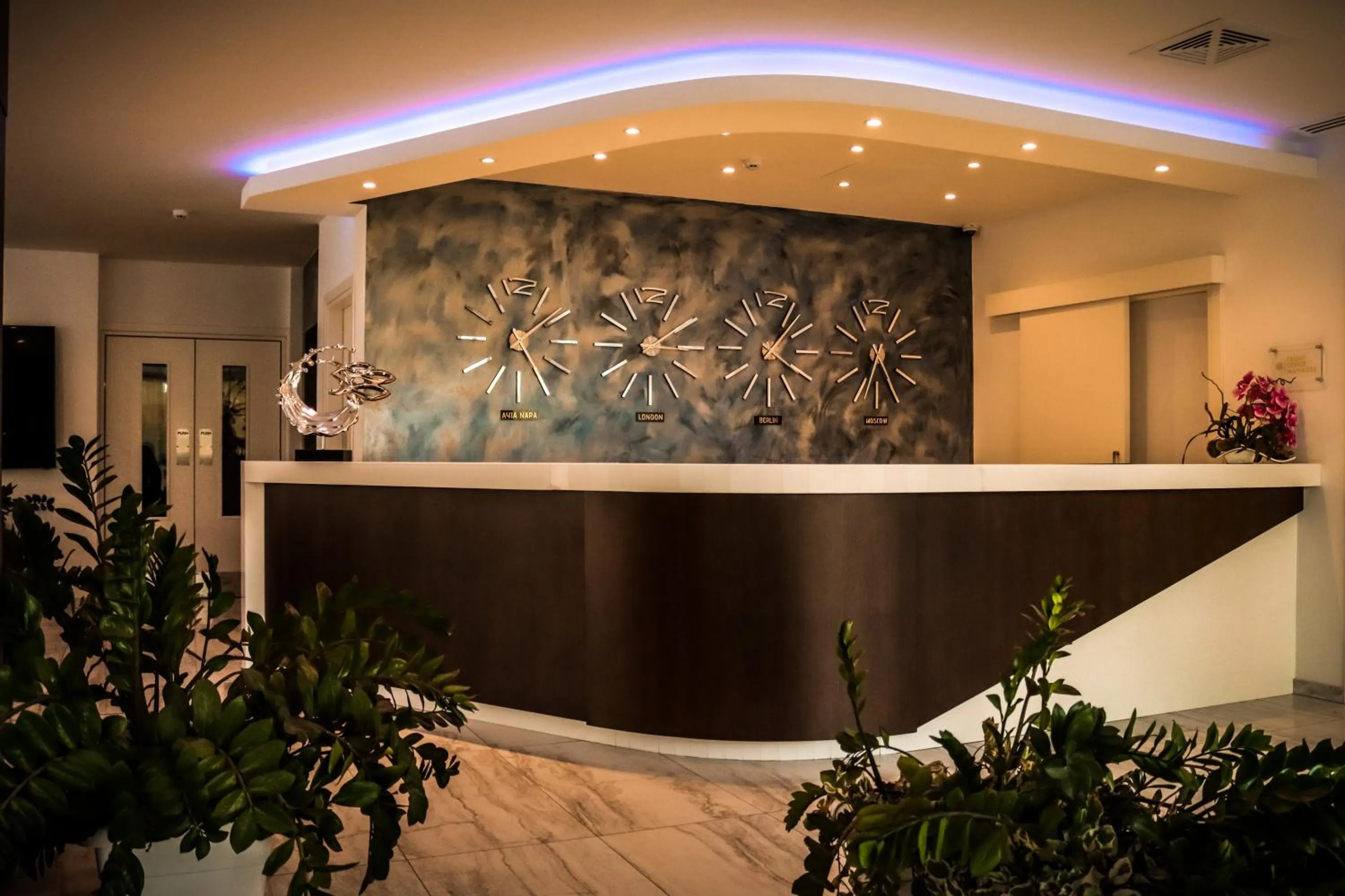 Lobby or reception in Gaia Sun N Blue Hotel