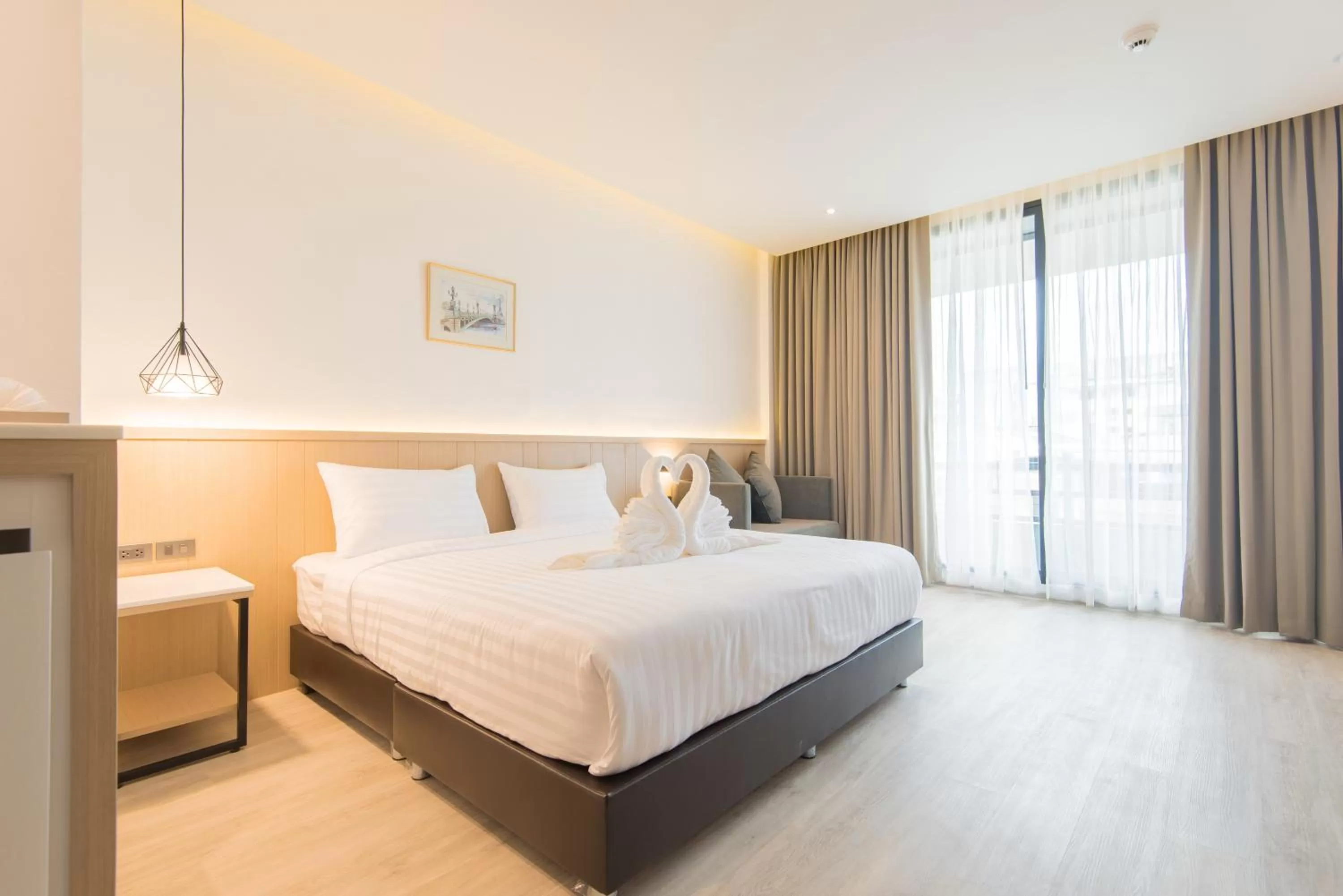 Bed in Madison Bangkok Hotel