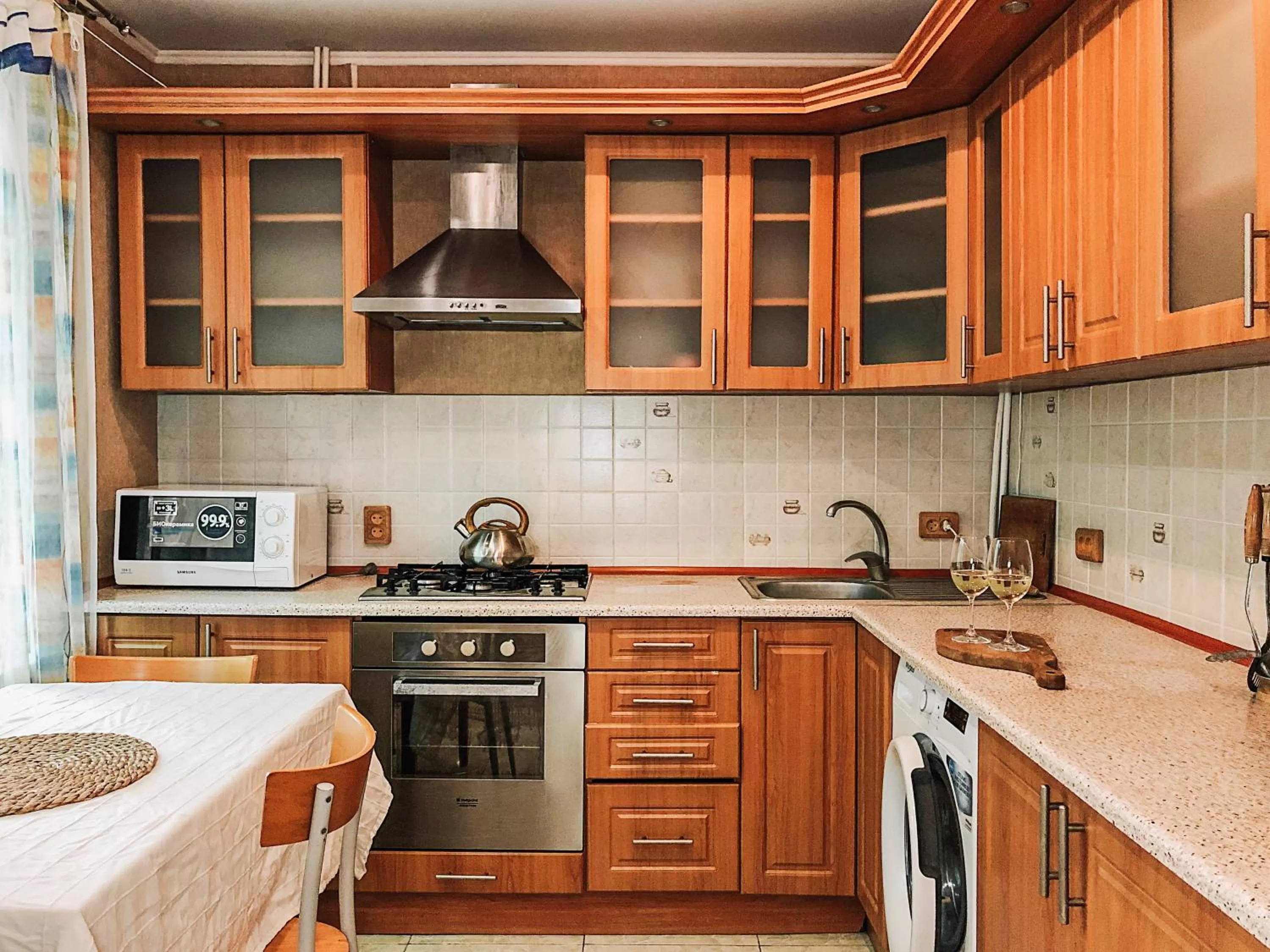 Decorative detail, Kitchen/Kitchenette in Zolotoy Bereg Hotel