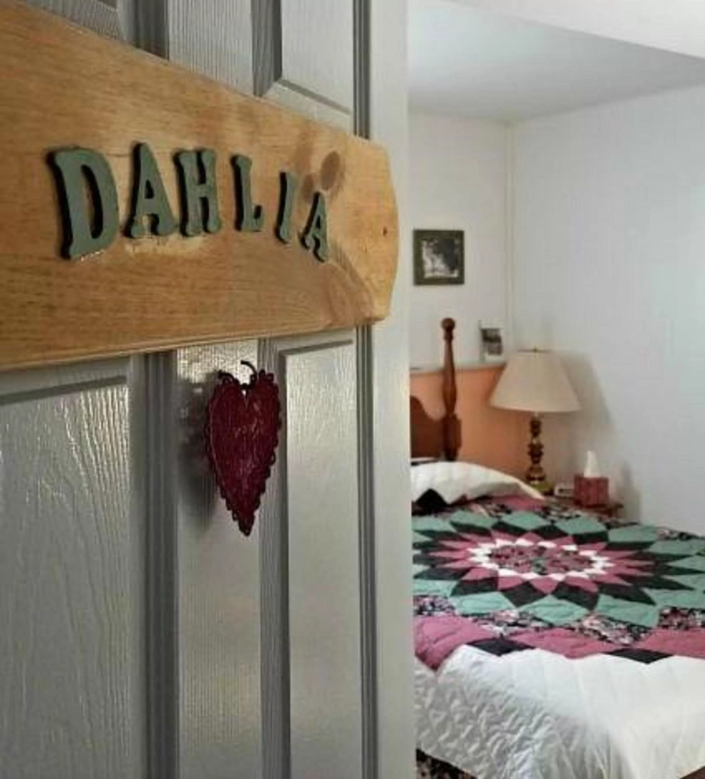 Decorative detail, Bed in Carriage Corner Bed & Breakfast