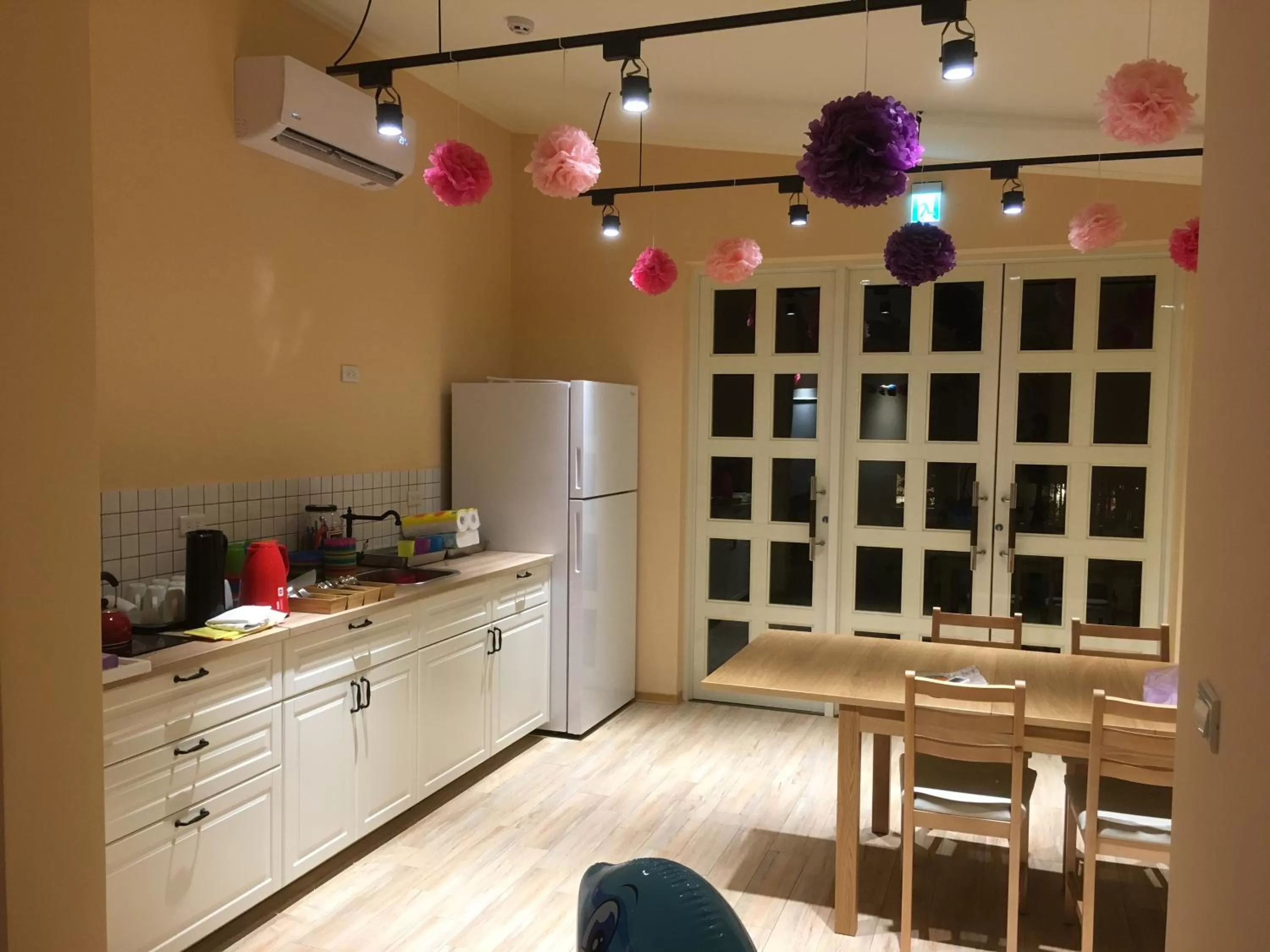 Communal kitchen in American Village Resort