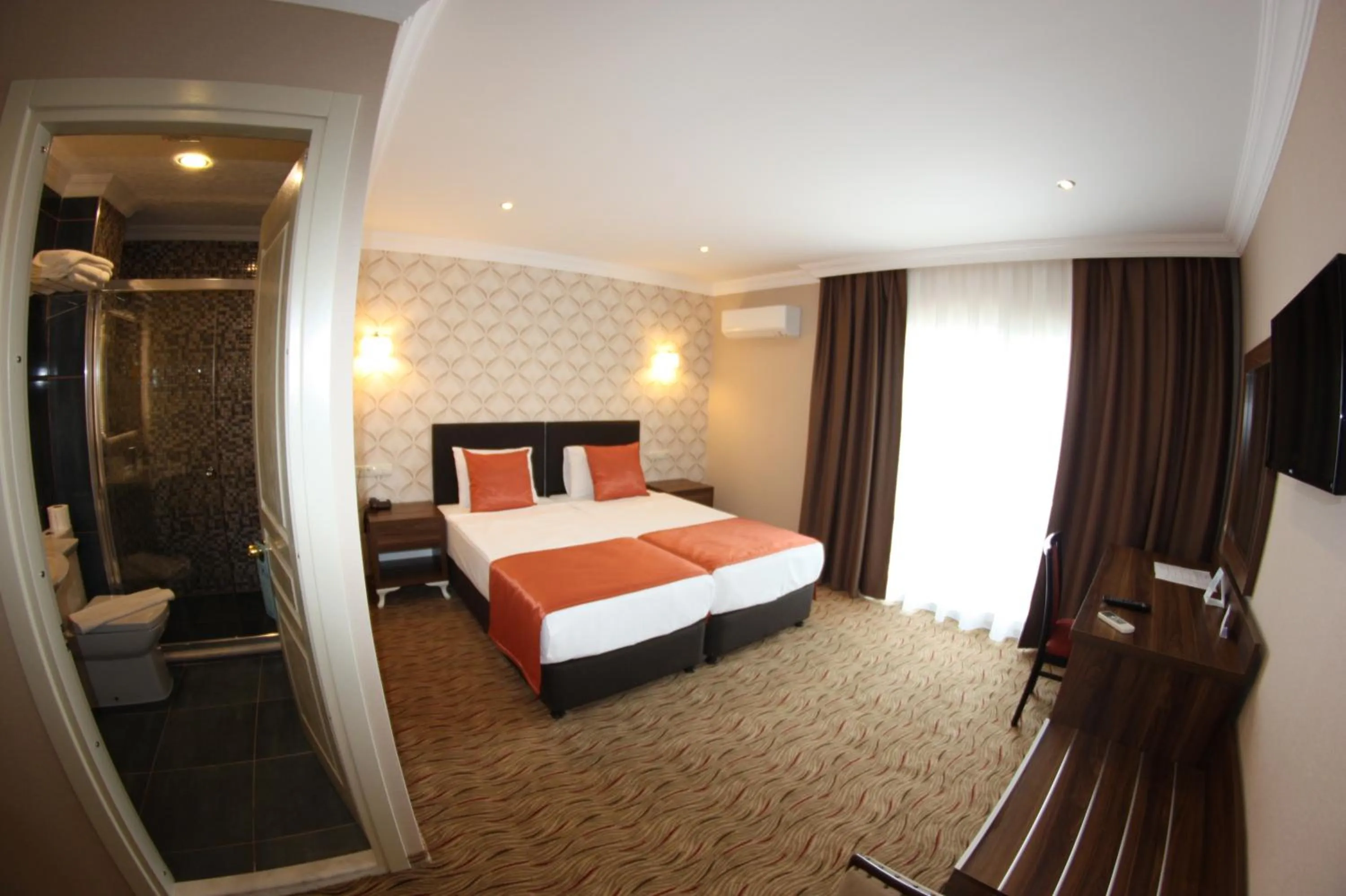 Decorative detail, Bed in Hotel Billurcu