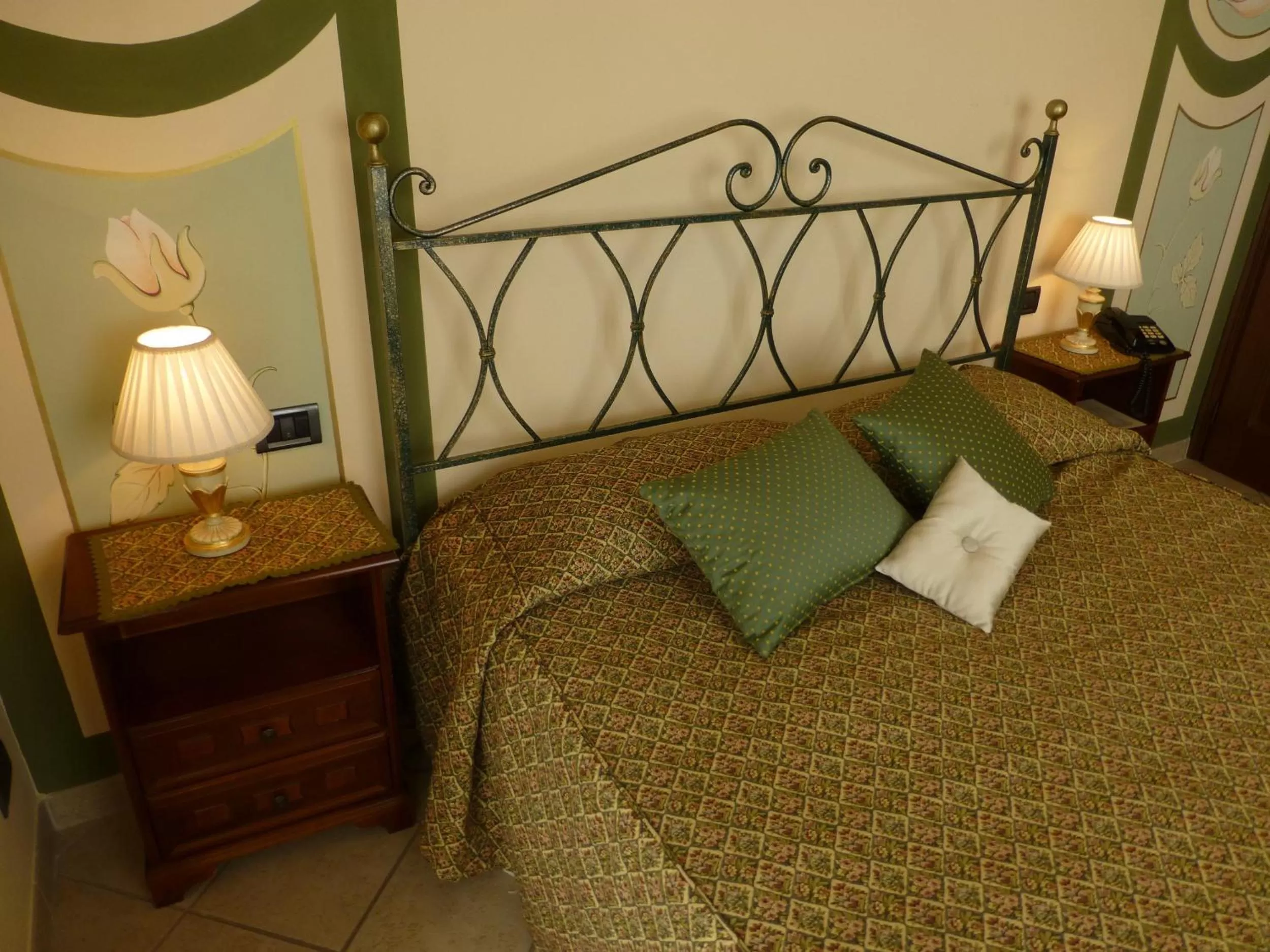 Bed in Belvedere Bike Hotel